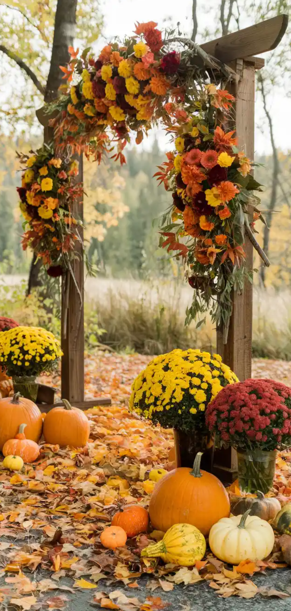Breathtaking Wedding Autumn Flowers
