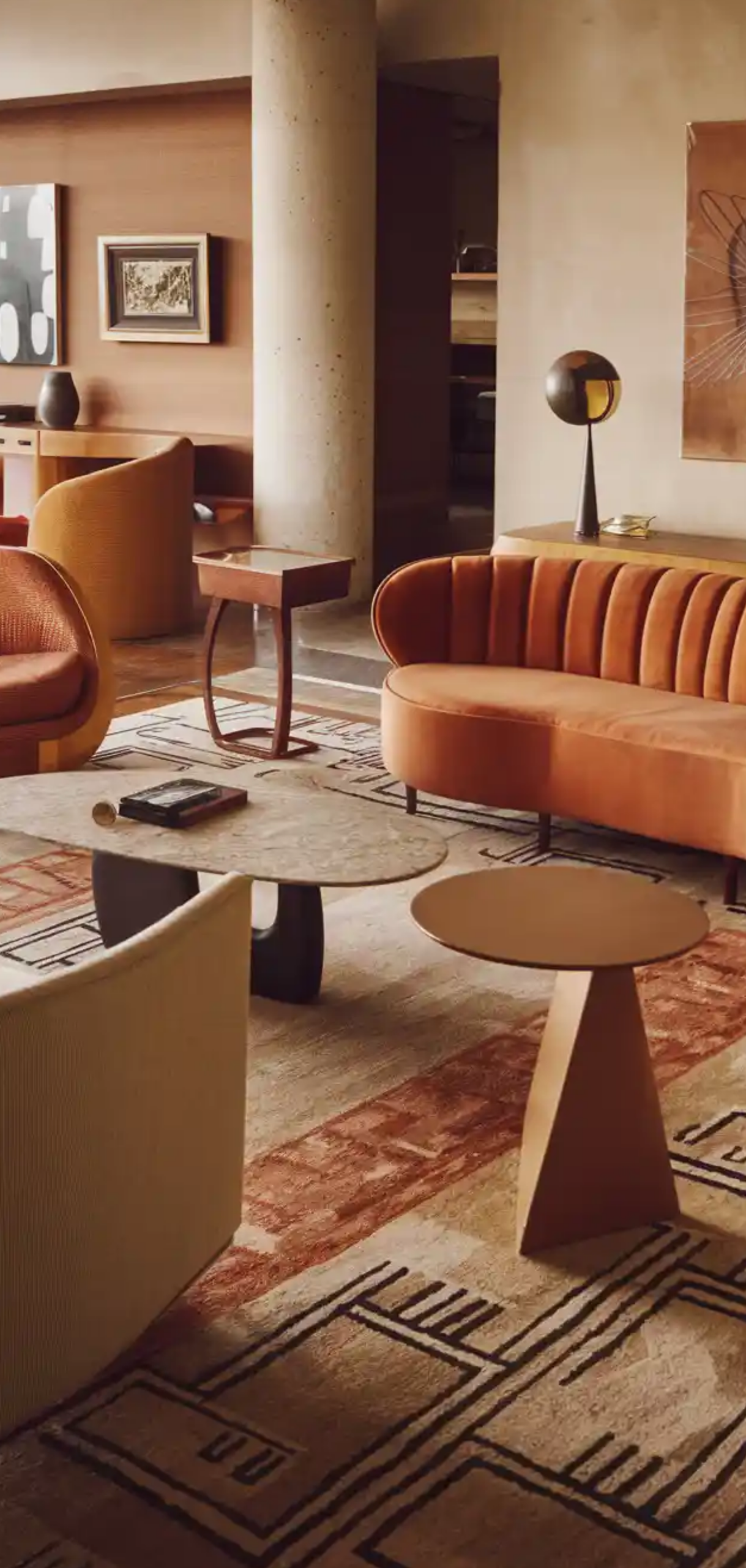 Inspiring Mid-Century Modern Eclectic Living Room Ideas