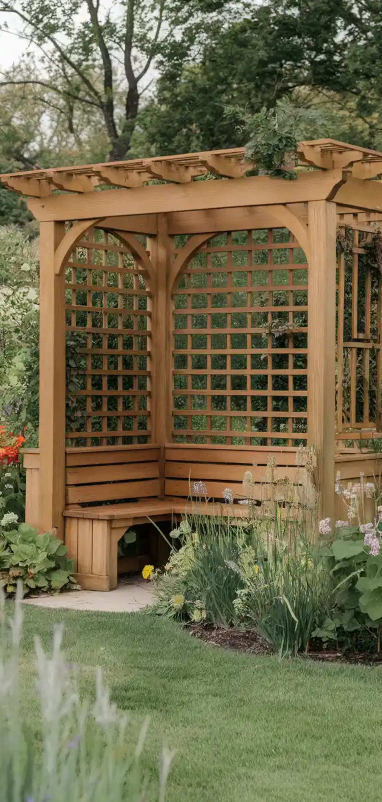Stunning Trellis Garden Arbor