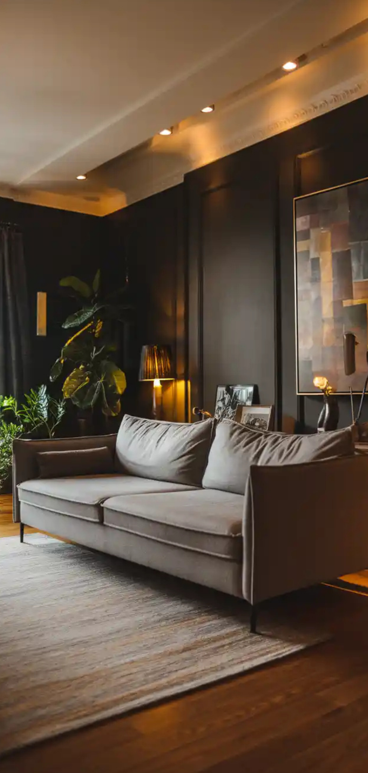 Easy and Modern Grey Couch Living Room Ideas