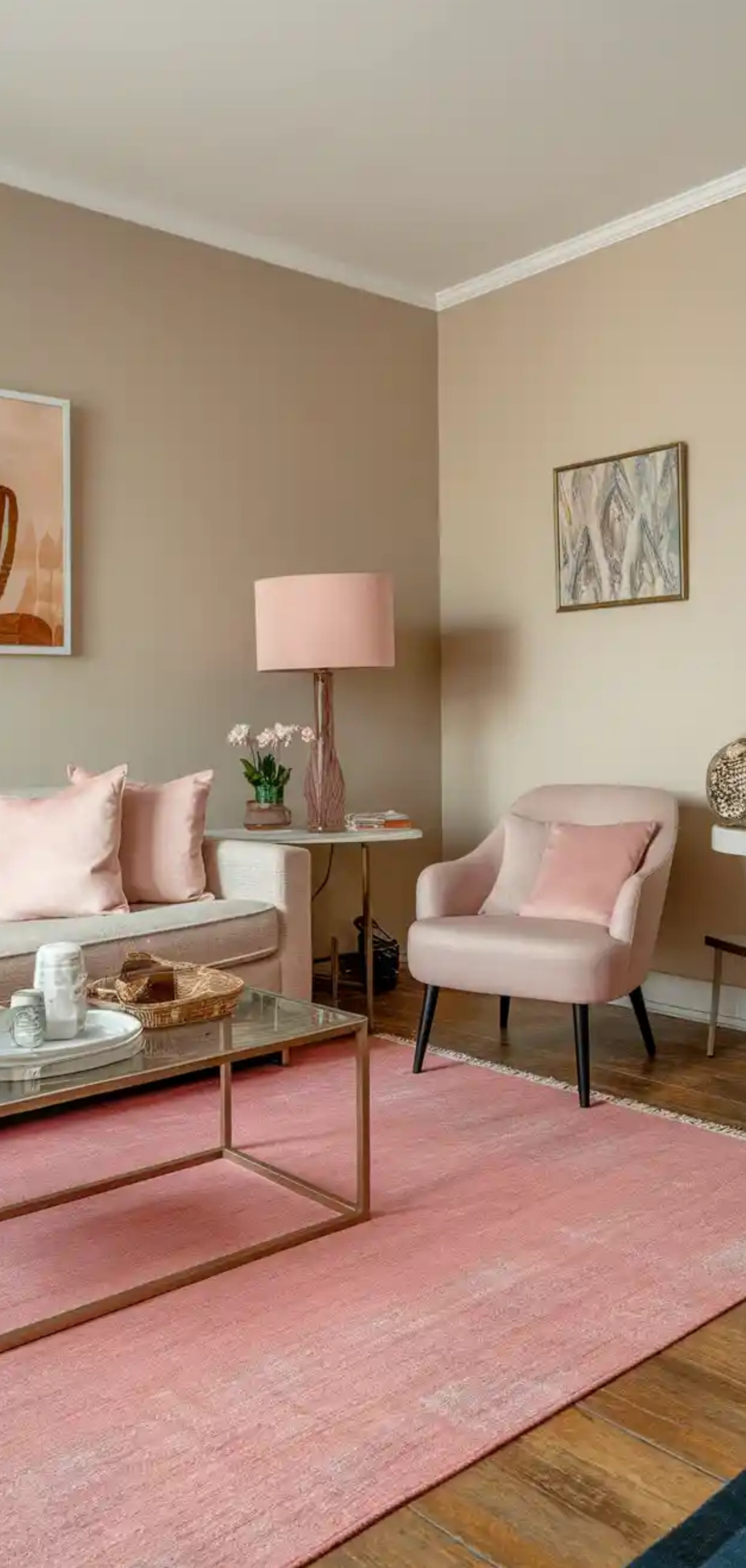 Easy Gentle Pink Accents
