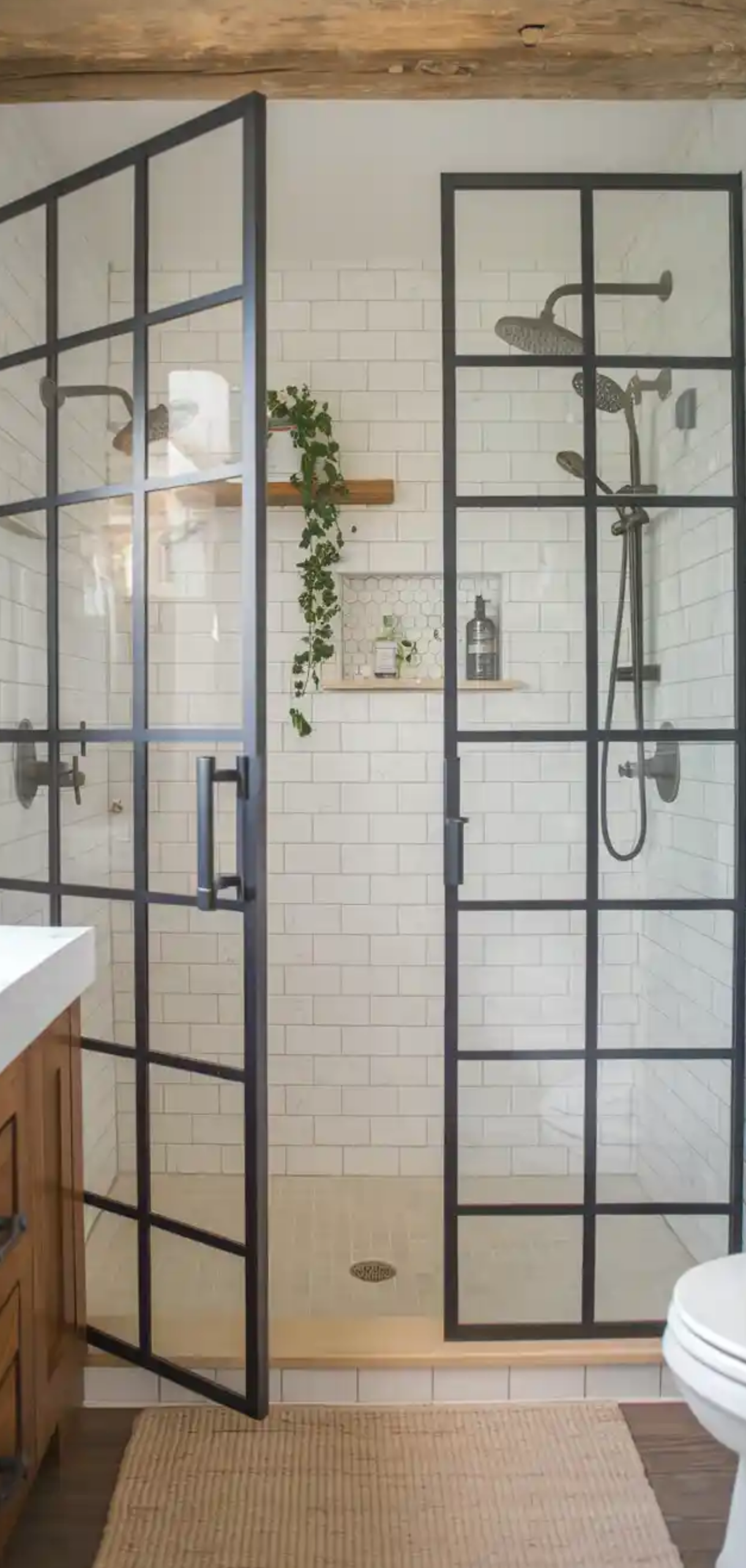 Farmhouse Shower Remodel Ideas