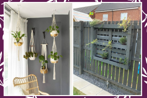 Outdoor Hanging Planter Ideas hat Finally Gave Our Backyard Fence Some Personality