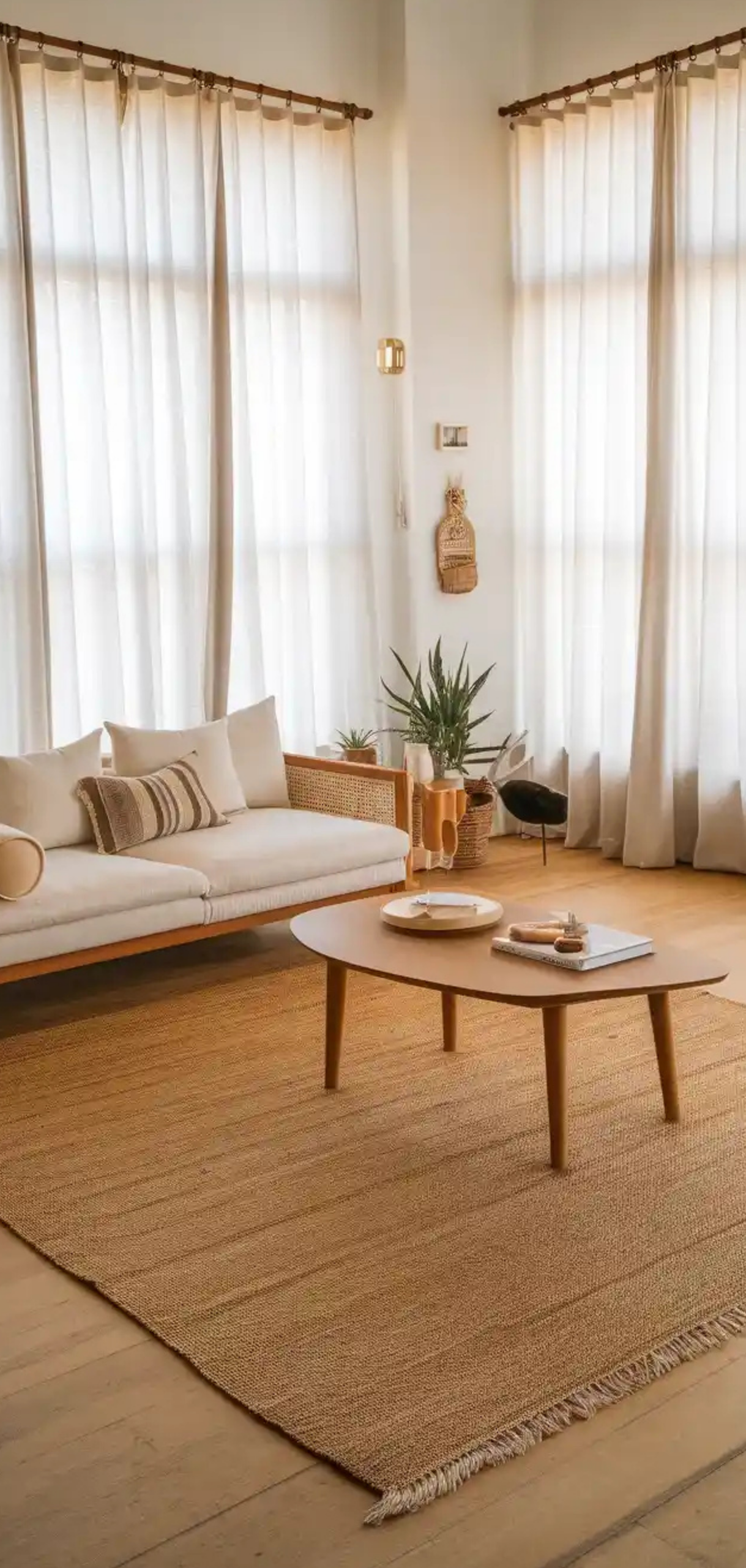 Stunning Minimalist Rugs in Living Room