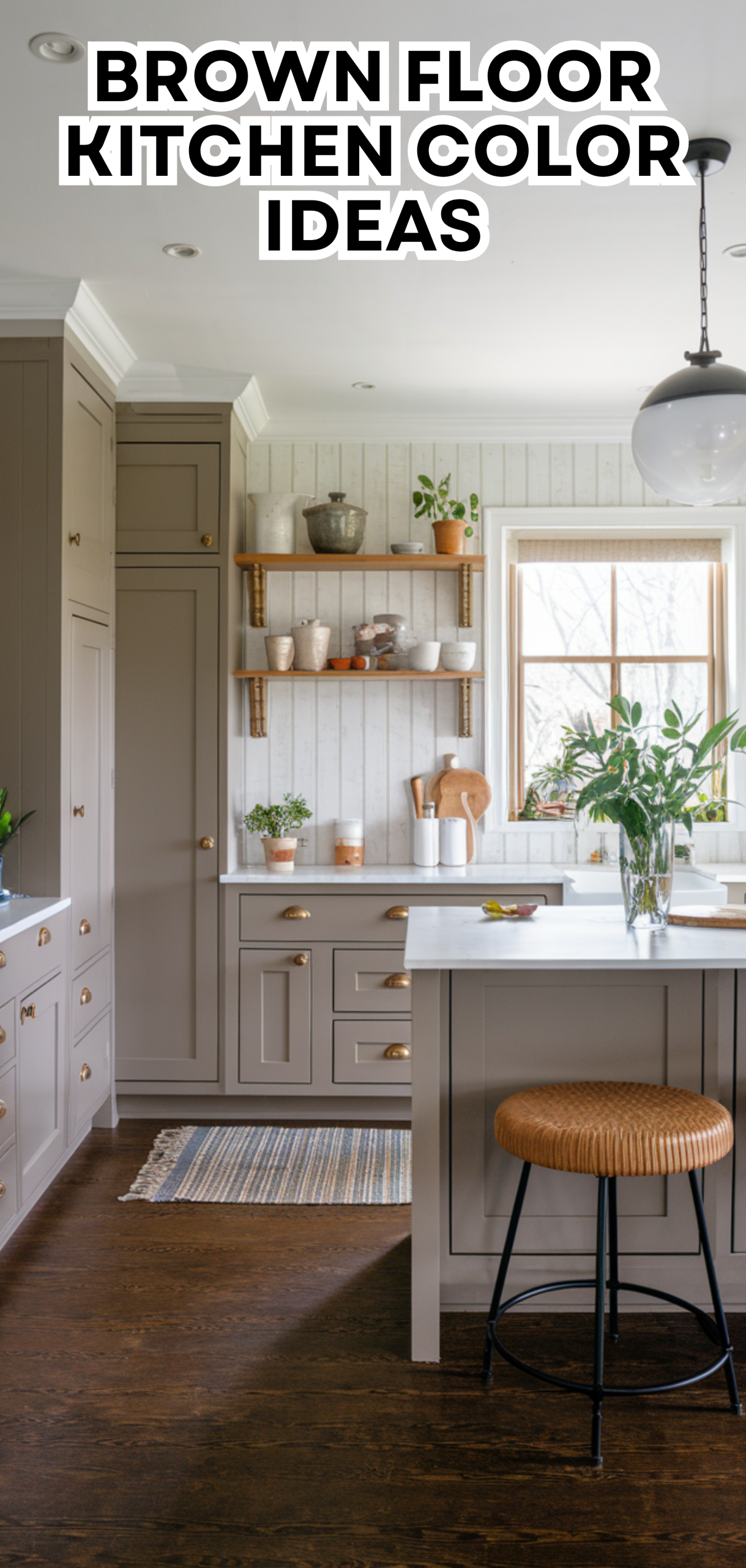 15 Best Brown Floor Kitchen Color Ideas