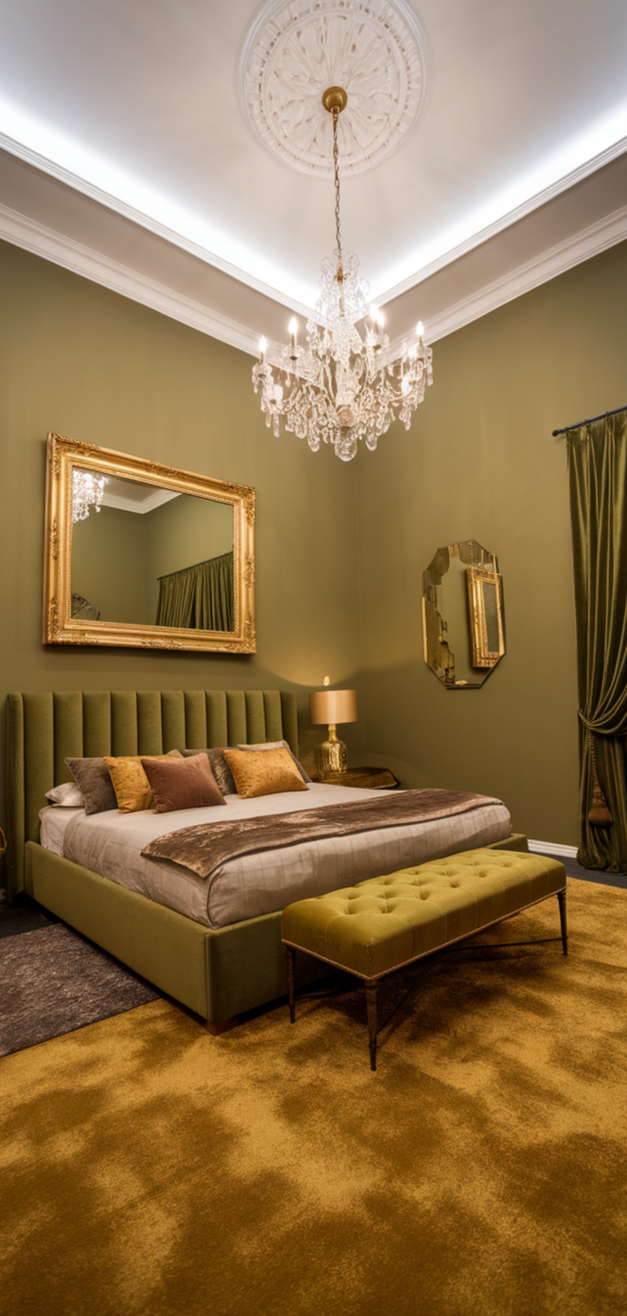Best Olive Green Bedroom Ideas