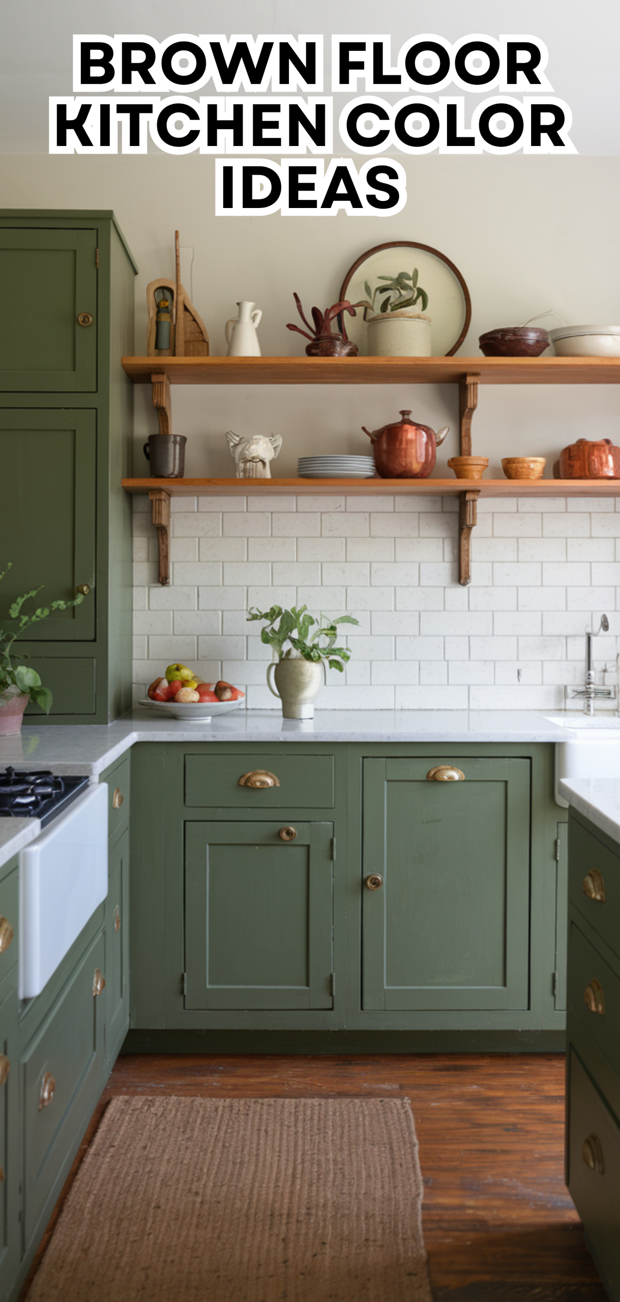 15 Best Brown Floor Kitchen Color Ideas
