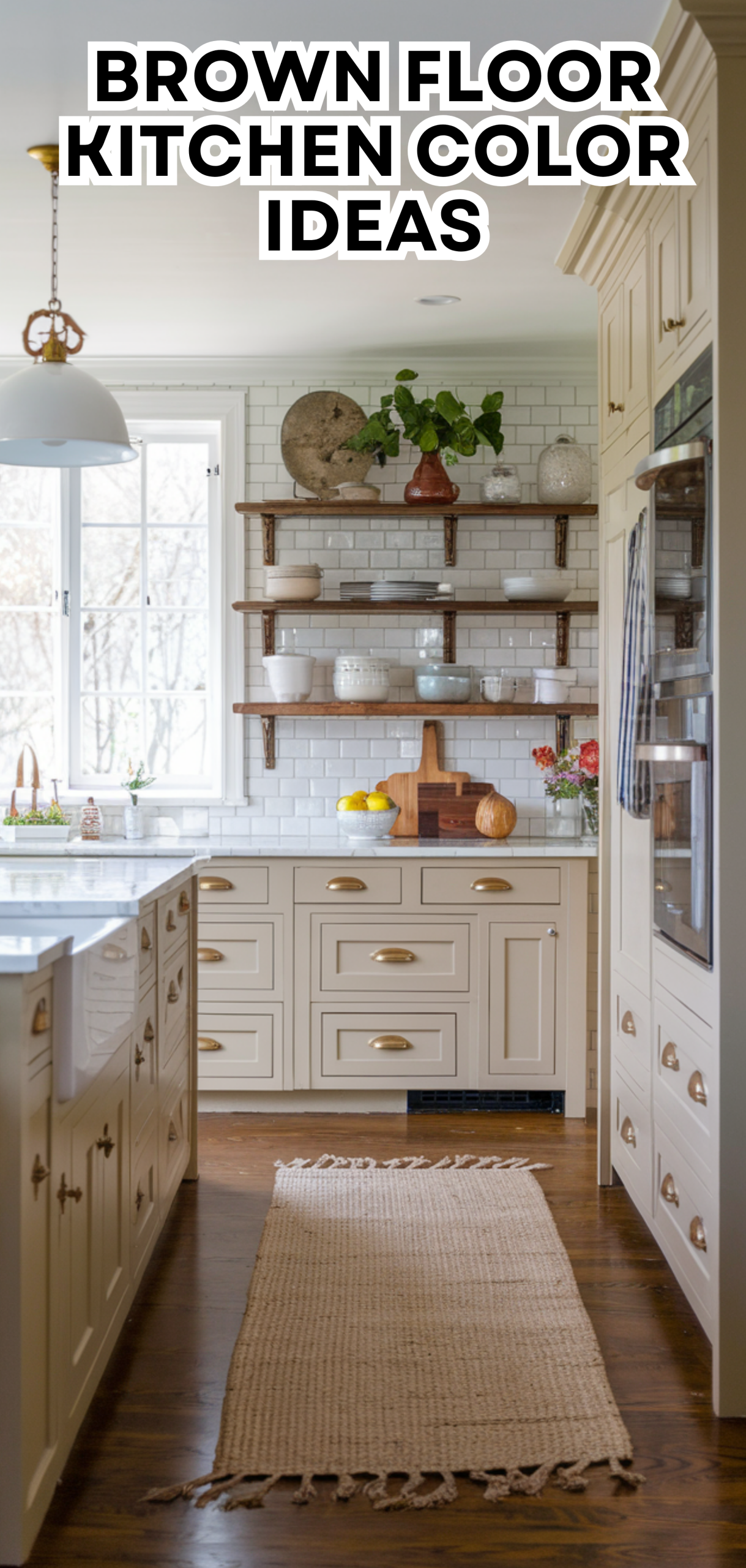 15 Best Brown Floor Kitchen Color Ideas