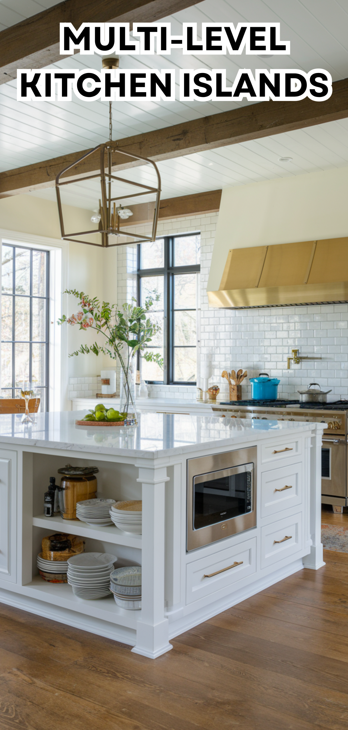 16 Stunning Multi-Level Kitchen Islands Designs