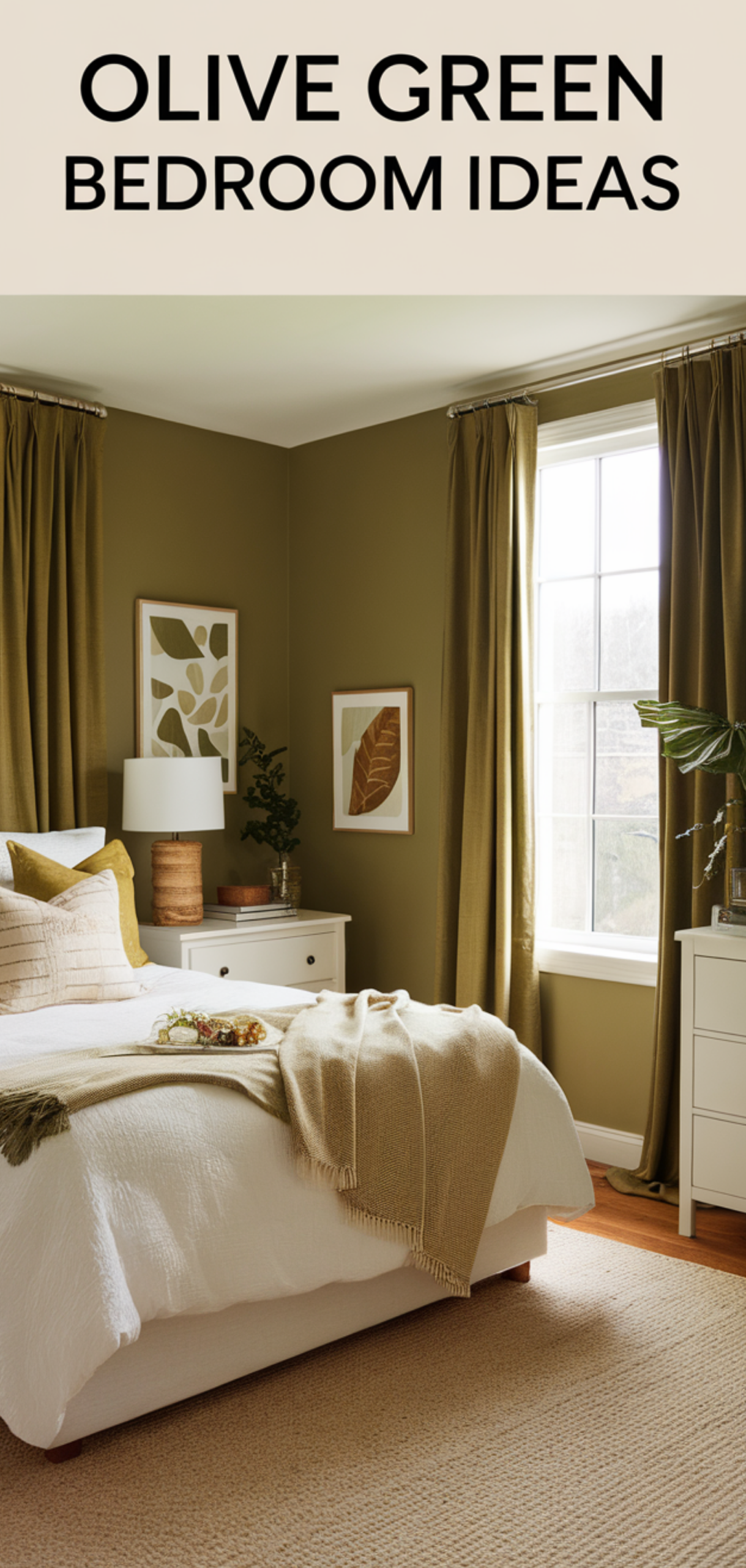 Best Olive Green Bedroom Ideas