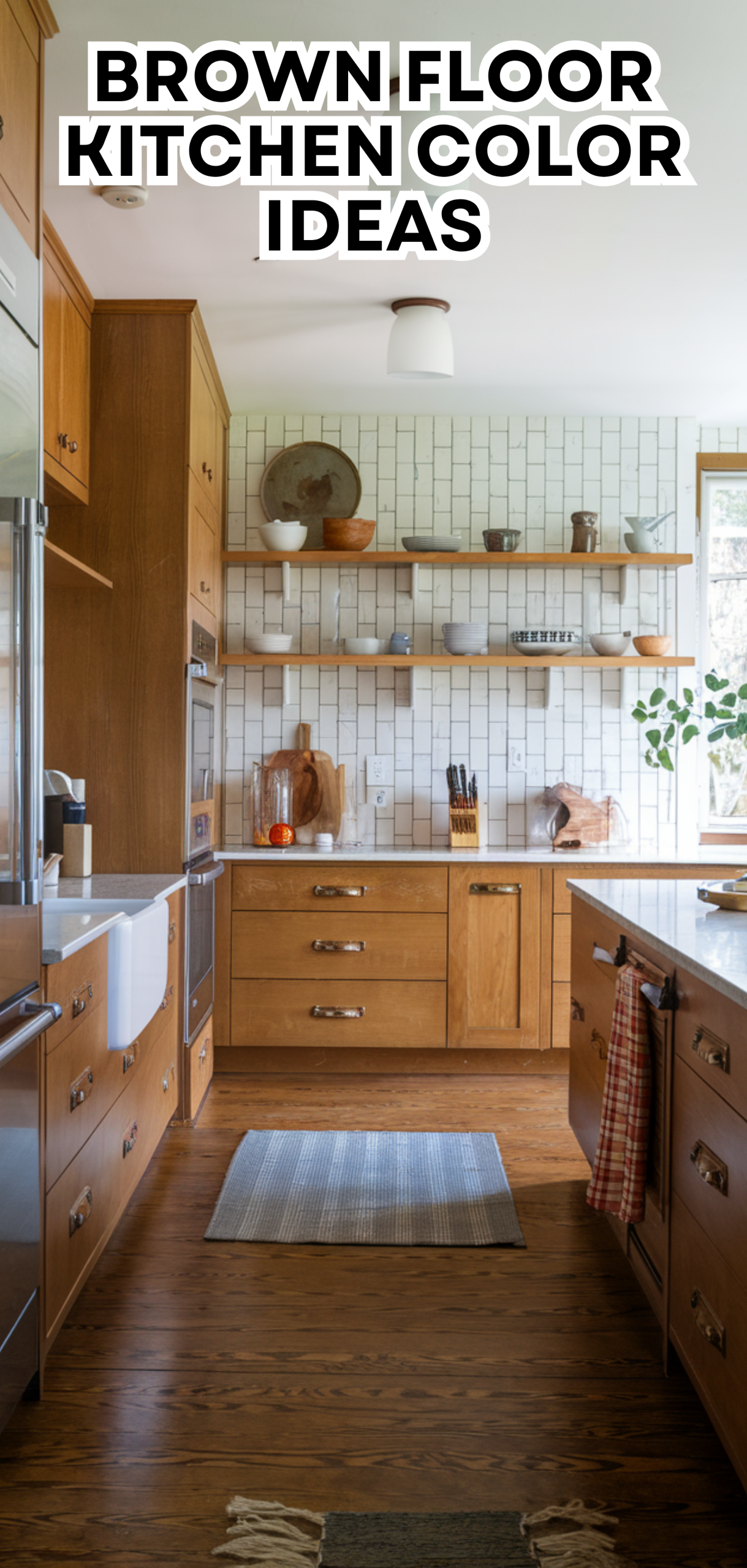 15 Best Brown Floor Kitchen Color Ideas
