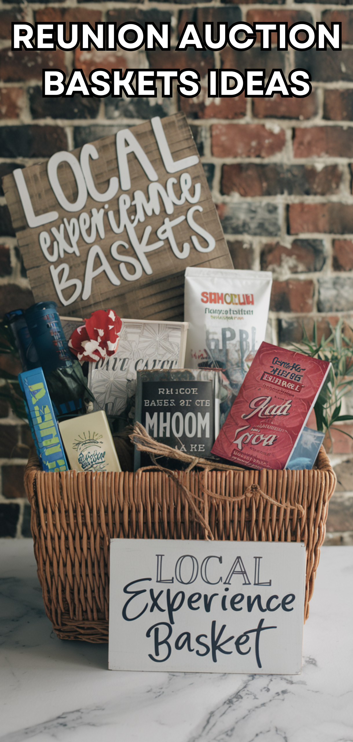 15 Creative Reunion Auction Baskets Ideas