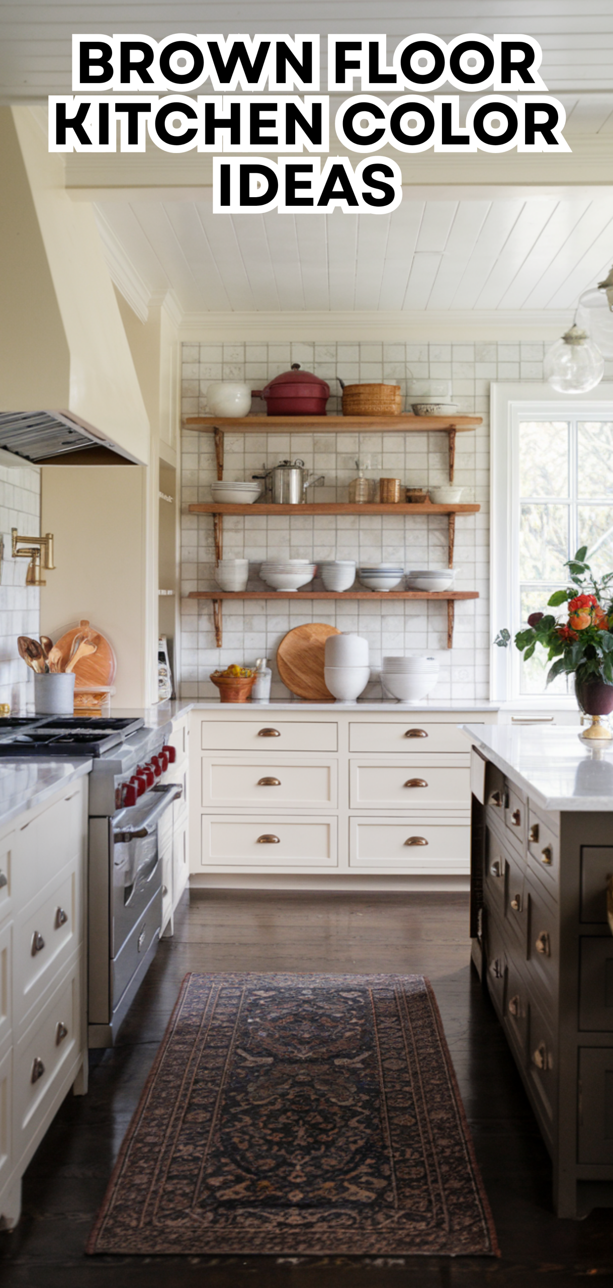 15 Best Brown Floor Kitchen Color Ideas