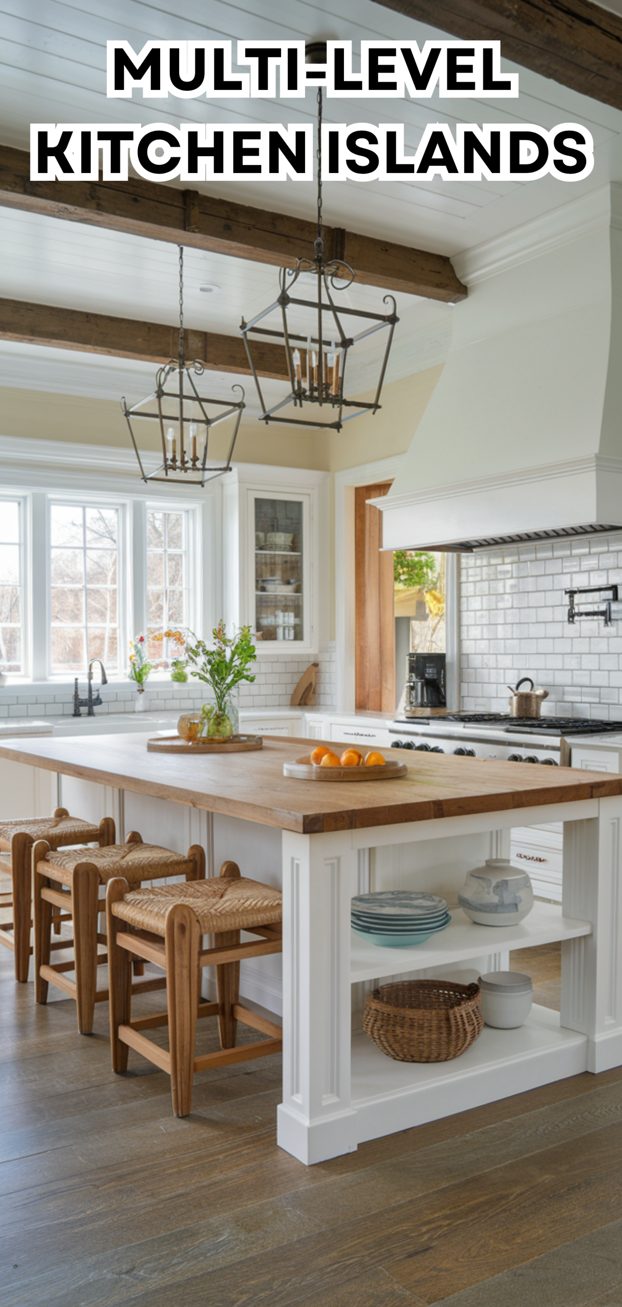 16 Stunning Multi-Level Kitchen Islands Designs