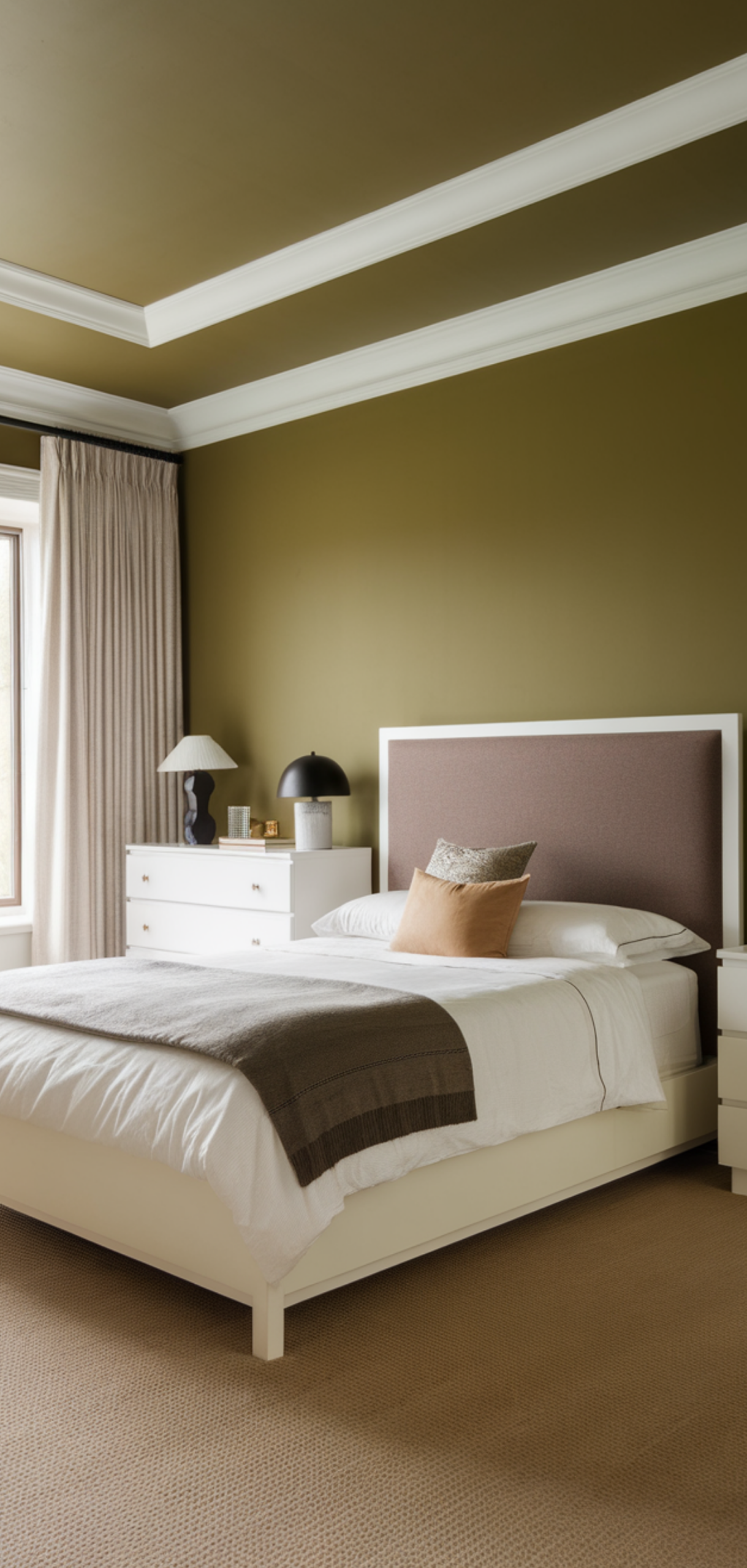 Best Olive Green Bedroom Ideas