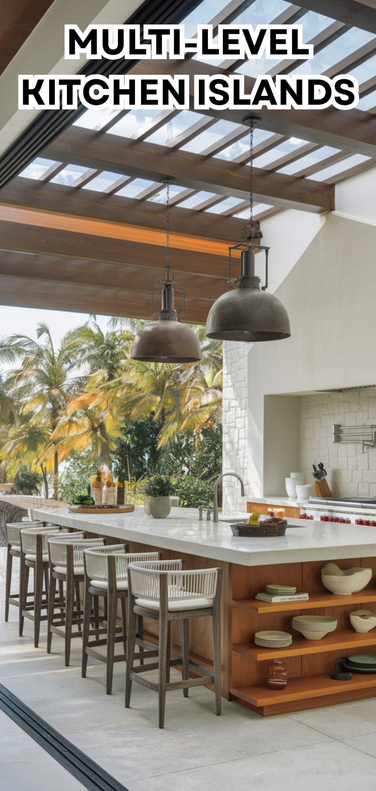 16 Stunning Multi-Level Kitchen Islands Designs