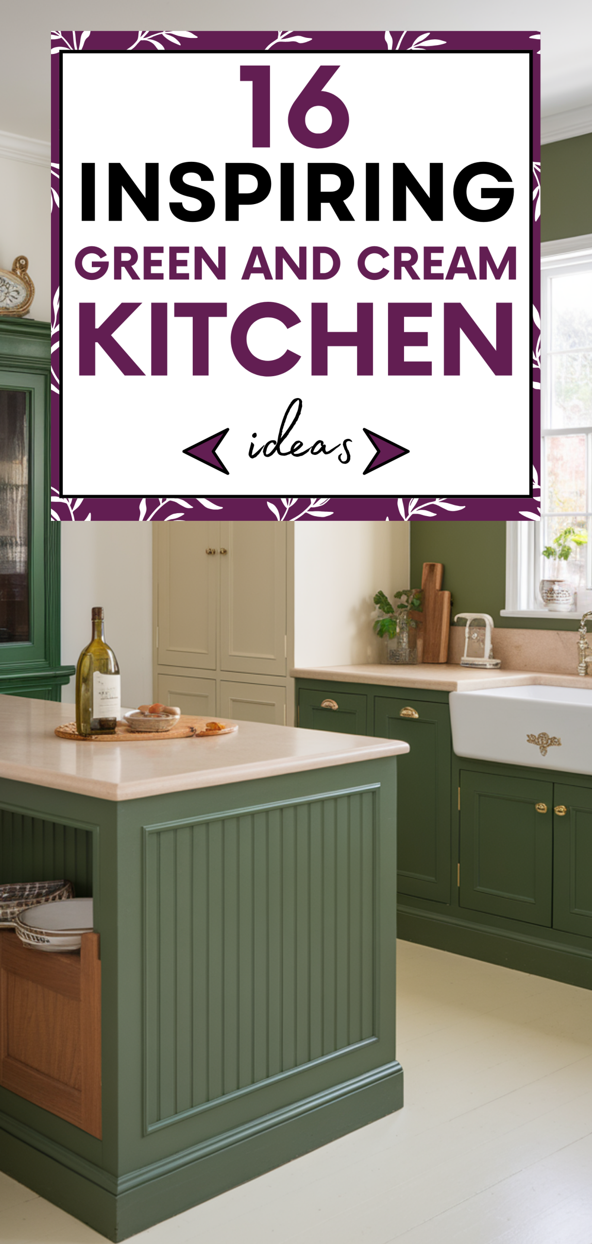 Inspiring Green And Cream Kitchen Ideas