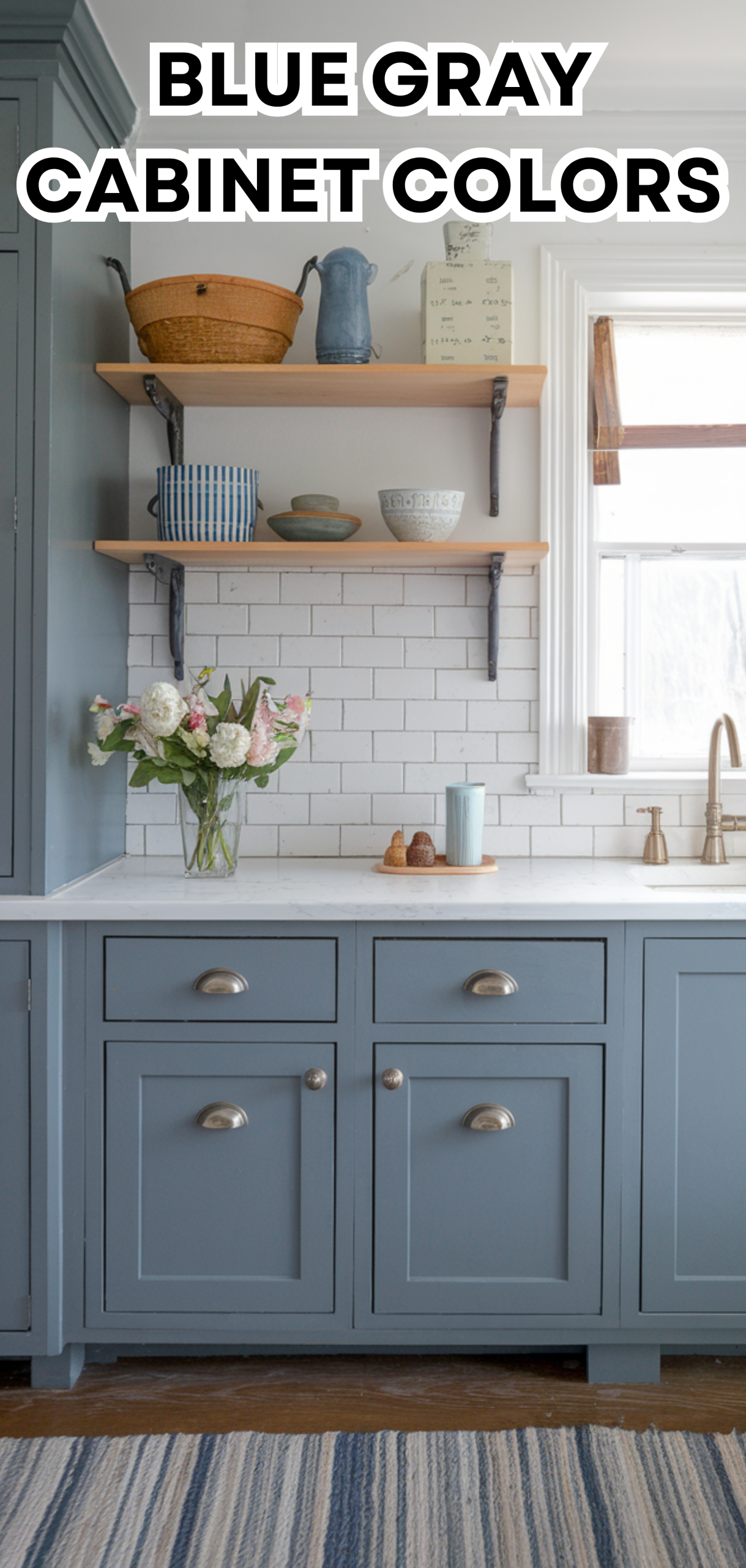 16 Blue Gray Cabinet Colors to Bring Calm to Your Kitchen