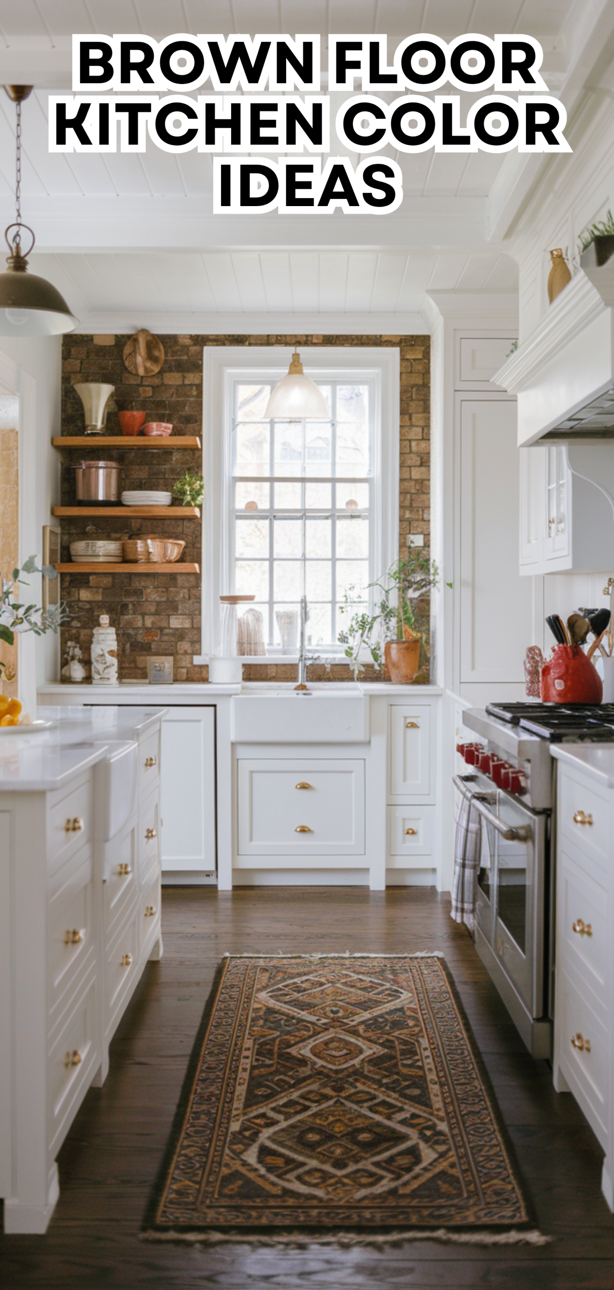 15 Best Brown Floor Kitchen Color Ideas