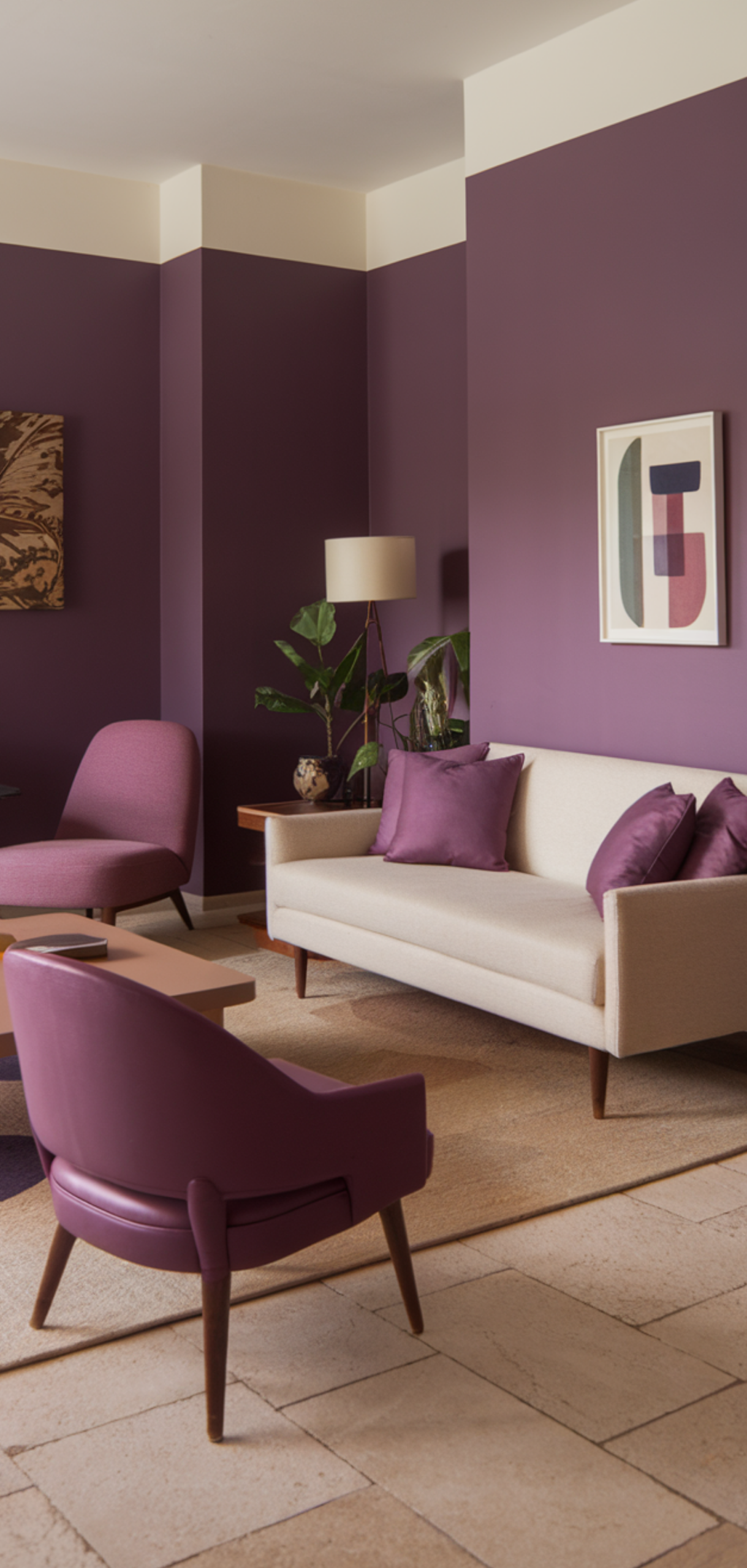 Easy Mid-Century Modern Living Room Color Palette Ideas