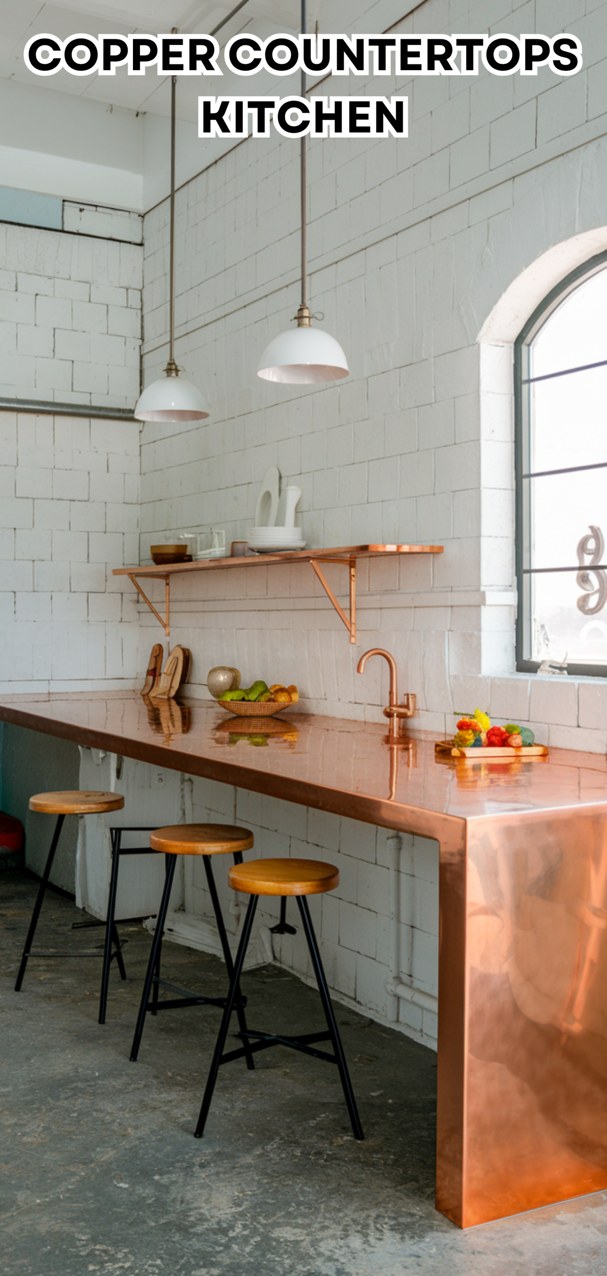 16 Stunning Copper Countertops Kitchen Designs