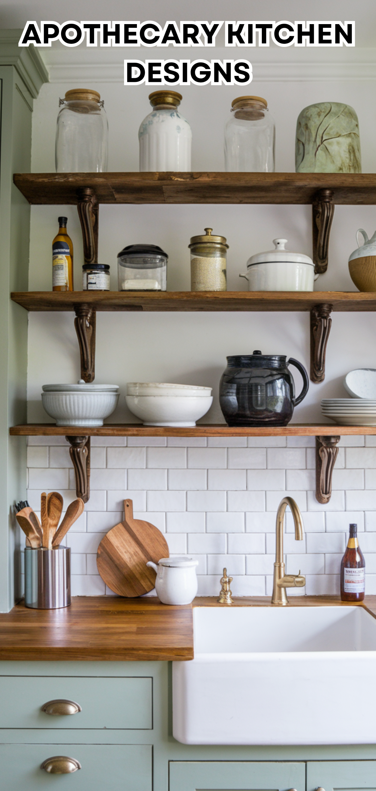 14 Creative Apothecary Kitchen Designs