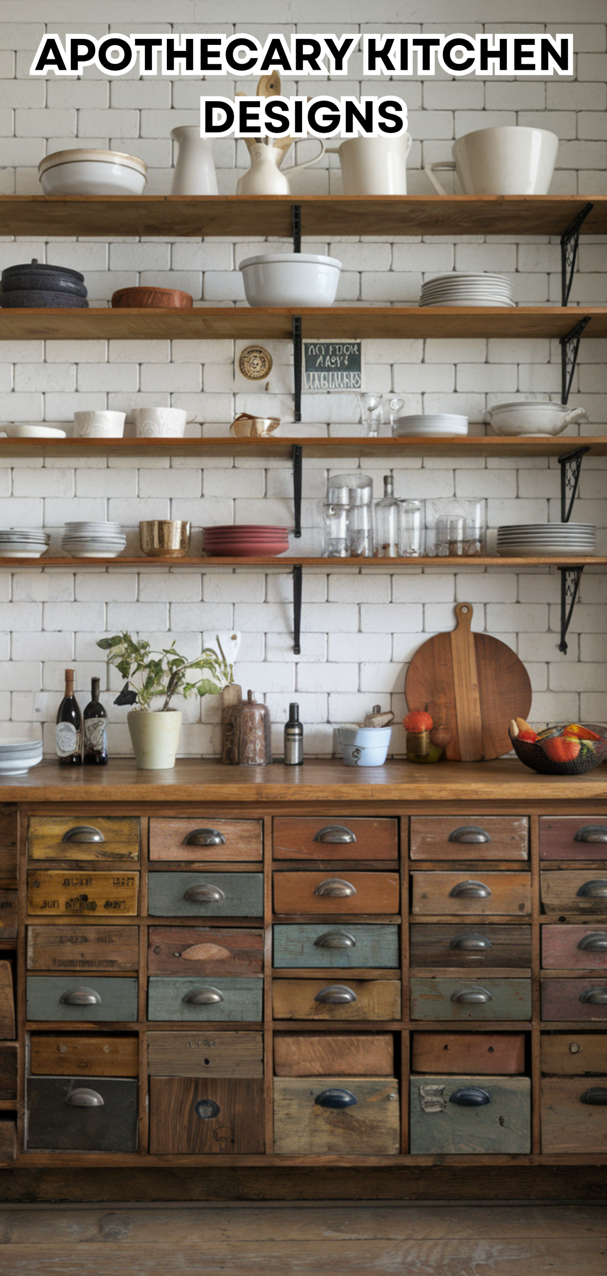 14 Creative Apothecary Kitchen Designs
