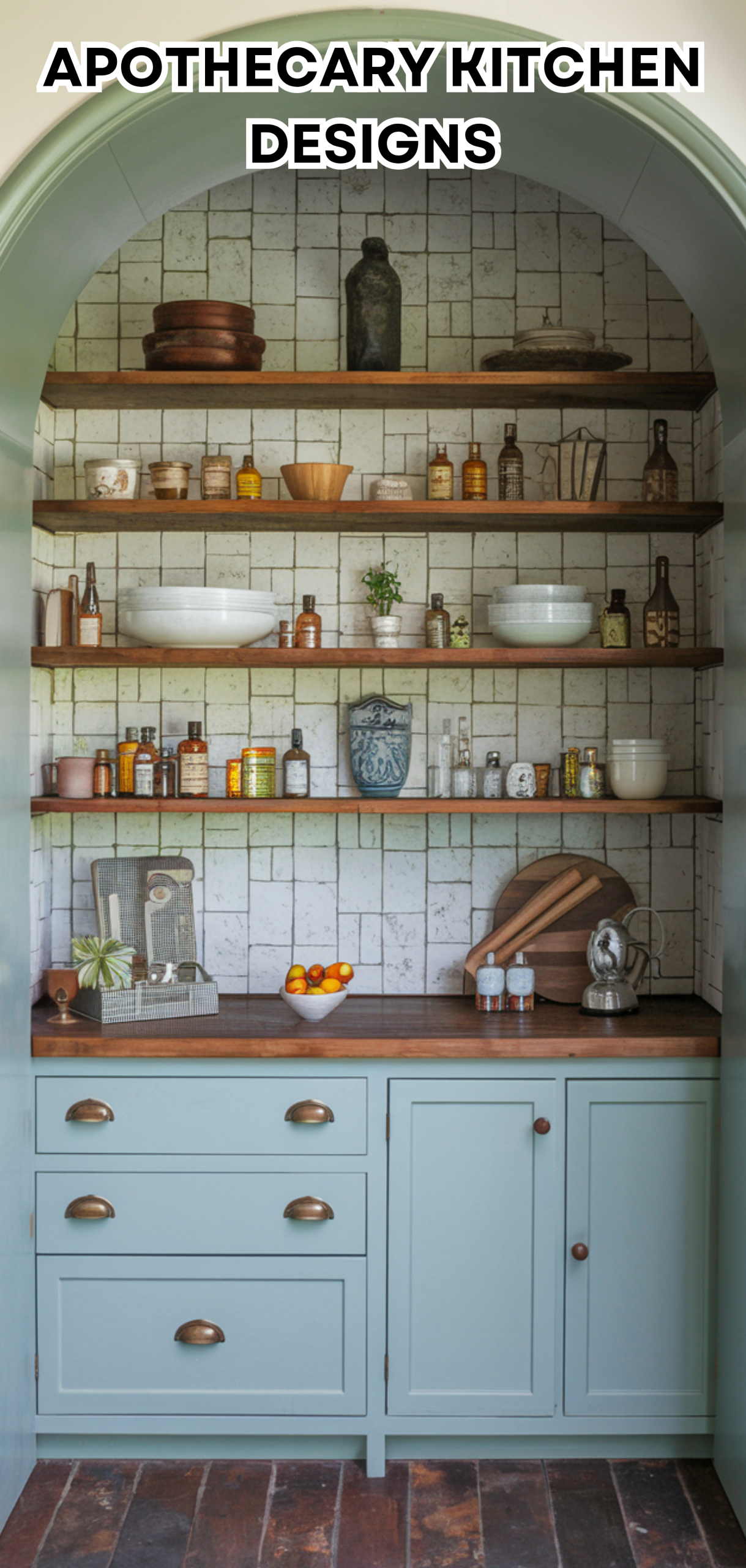 14 Creative Apothecary Kitchen Designs