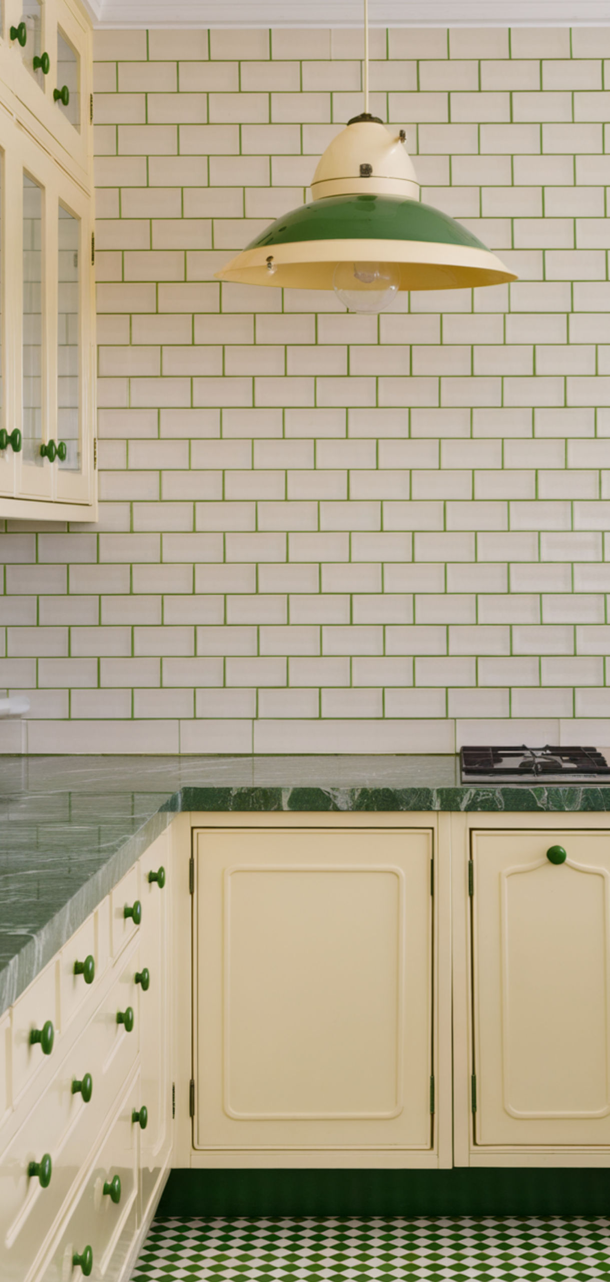Inspiring Green And Cream Kitchen Ideas