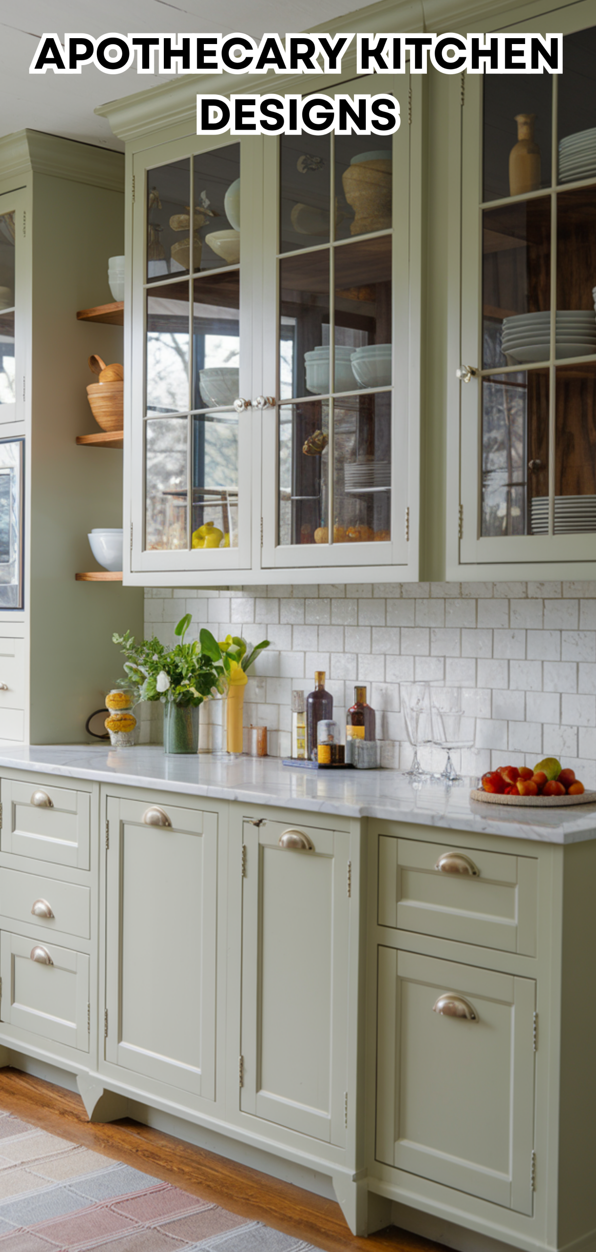 14 Creative Apothecary Kitchen Designs