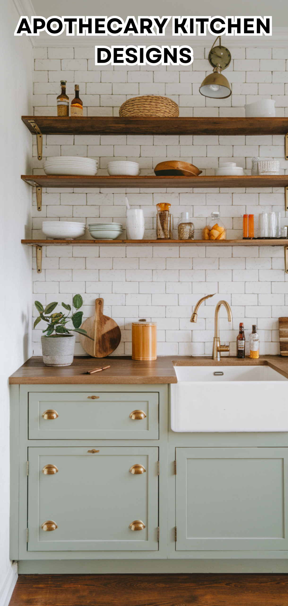 14 Creative Apothecary Kitchen Designs
