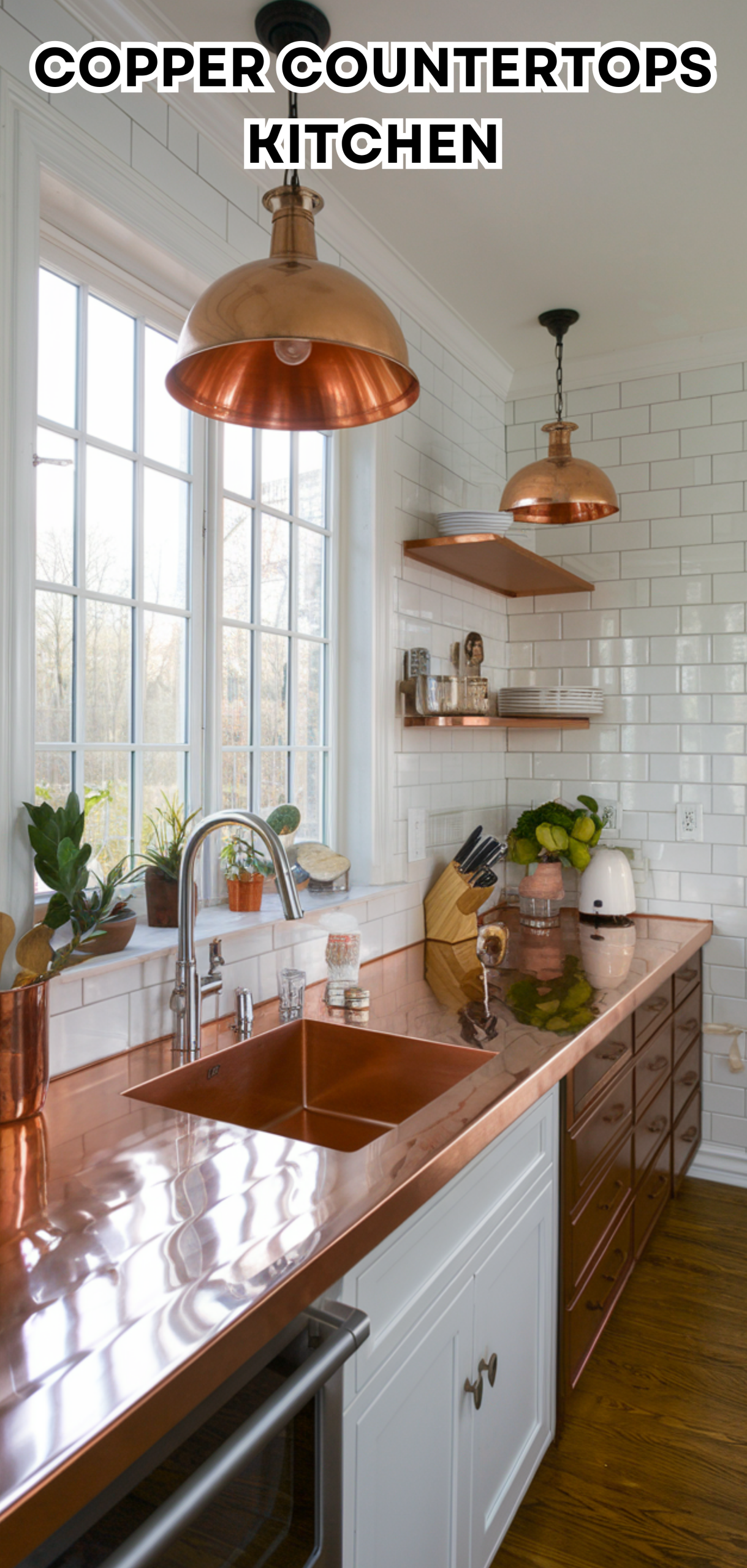 16 Stunning Copper Countertops Kitchen Designs