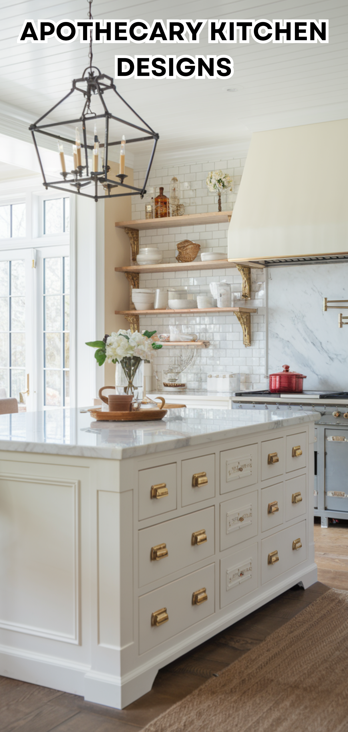 14 Creative Apothecary Kitchen Designs