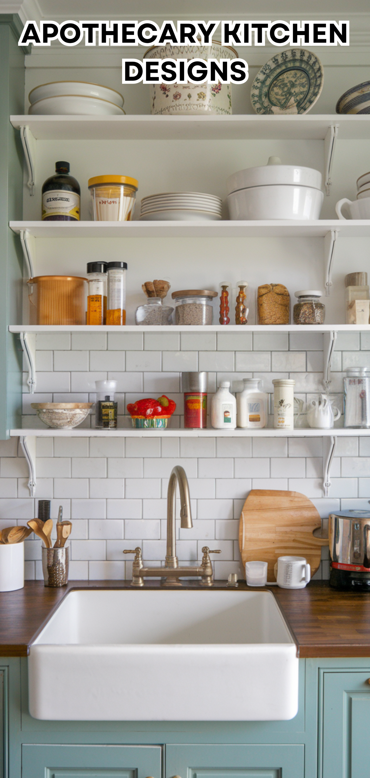 14 Creative Apothecary Kitchen Designs