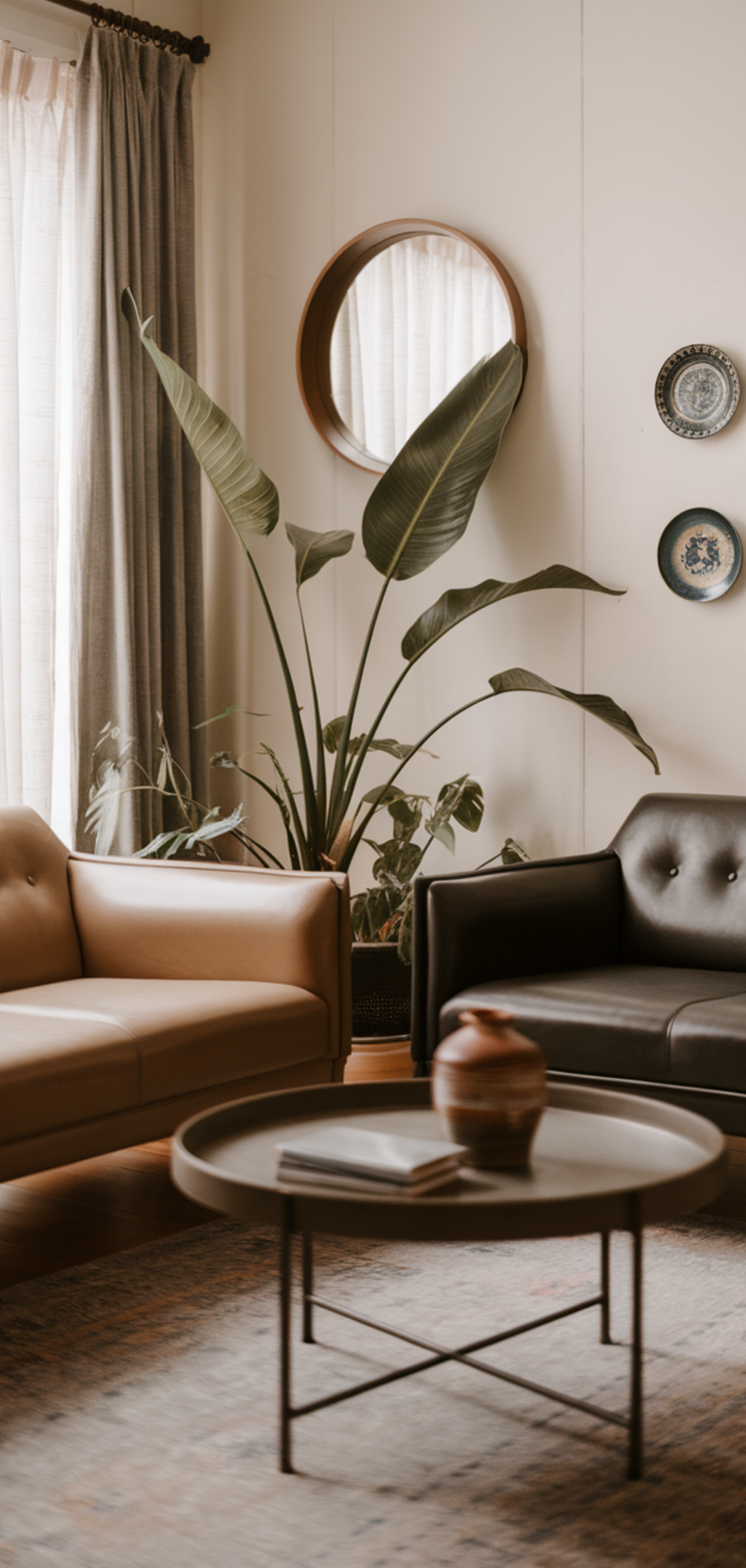 Gorgeous Boho Mid-Century Modern Living Room Ideas