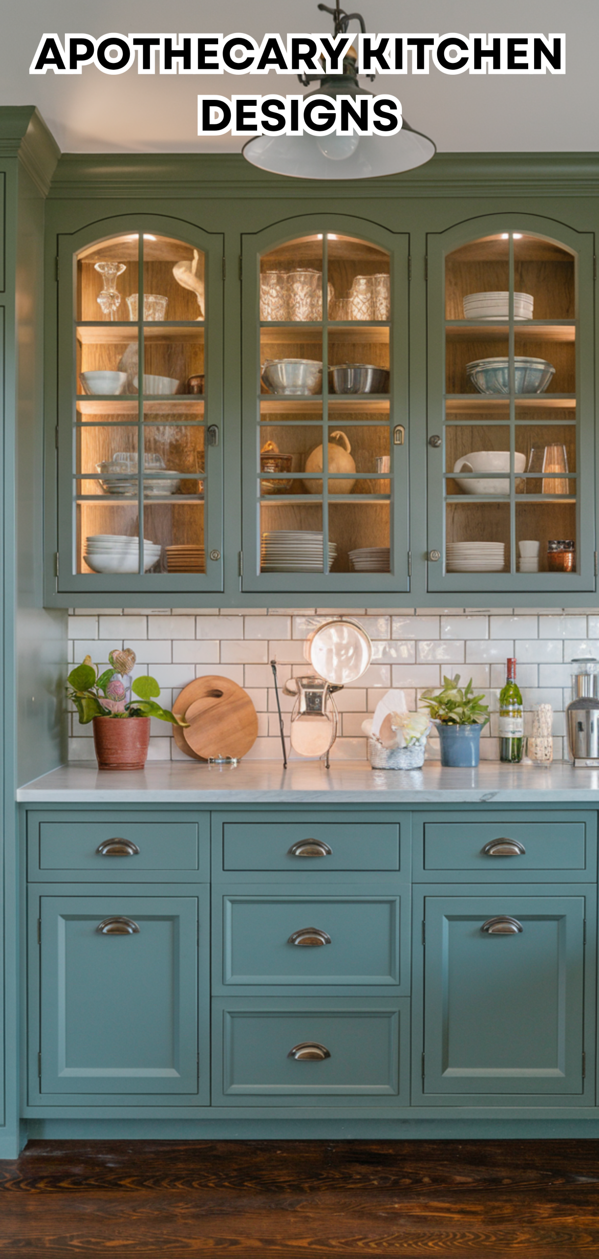 14 Creative Apothecary Kitchen Designs