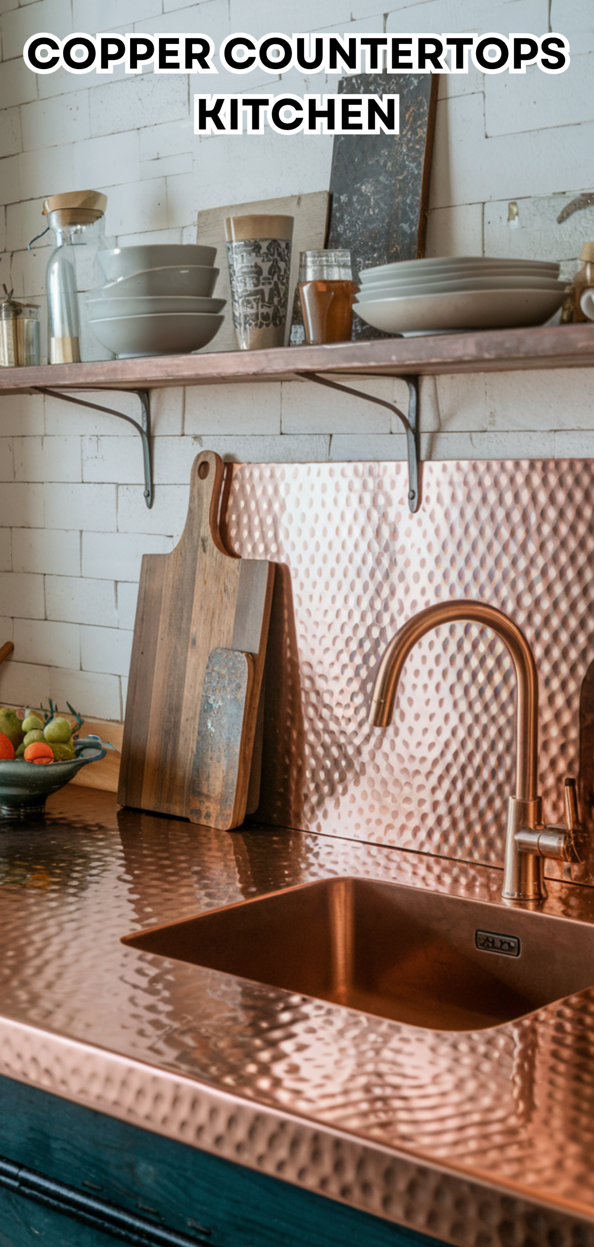 16 Stunning Copper Countertops Kitchen Designs