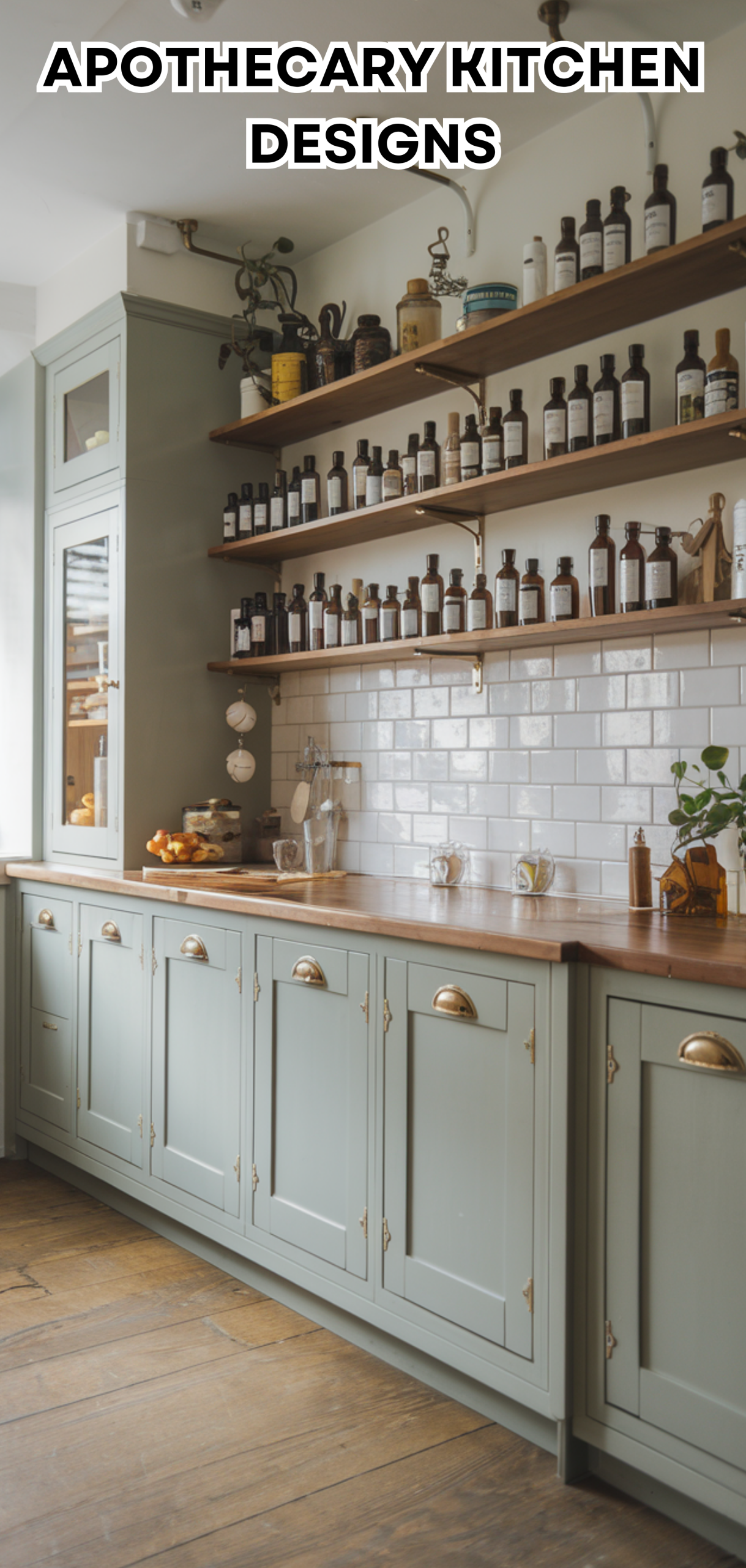 14 Creative Apothecary Kitchen Designs
