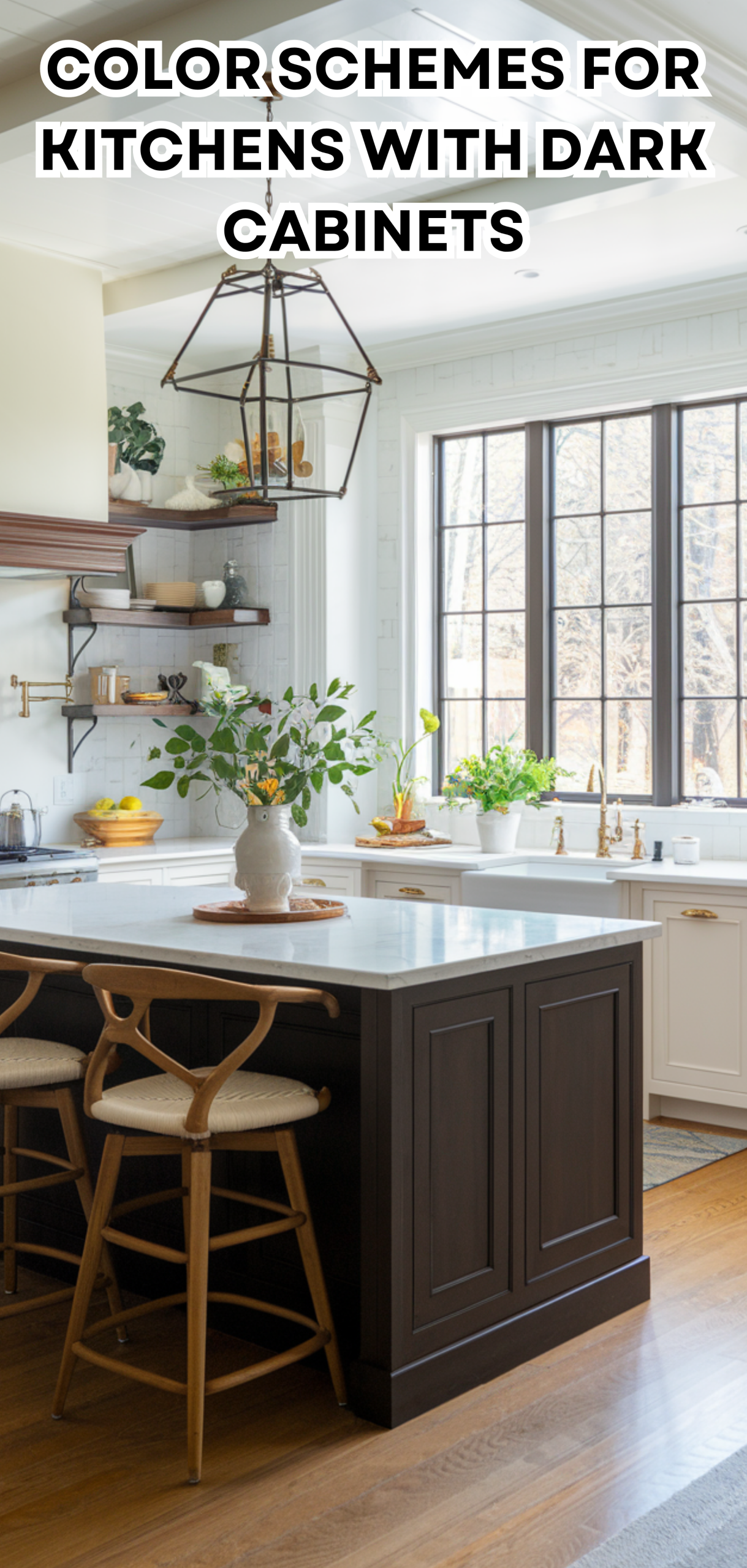 17 Inspiring Color Schemes for Kitchens With Dark Cabinets