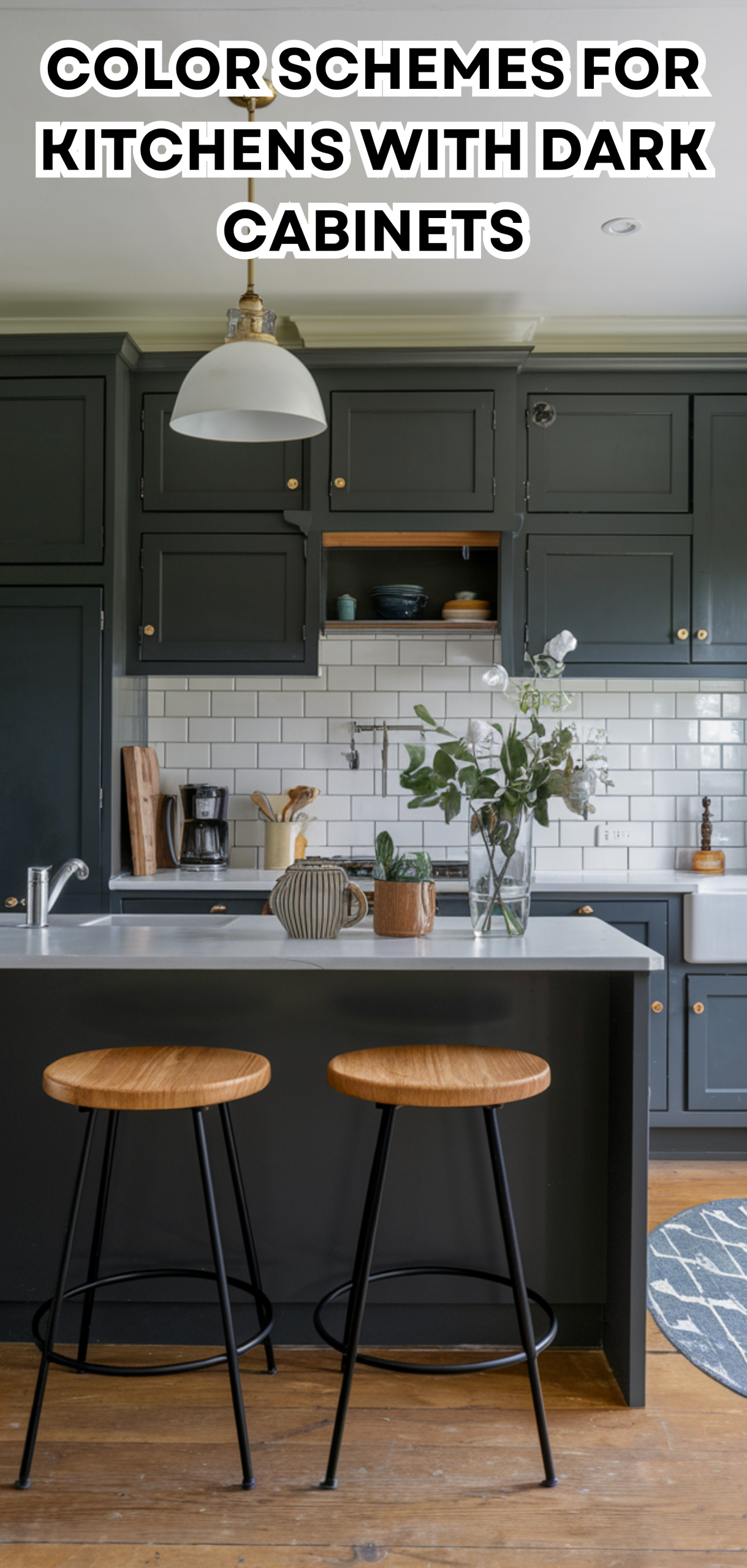 17 Inspiring Color Schemes for Kitchens With Dark Cabinets
