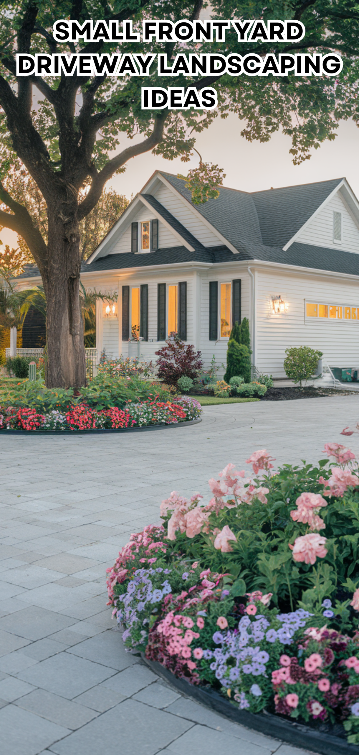 17 Amazing Small Front Yard Driveway Landscaping Ideas