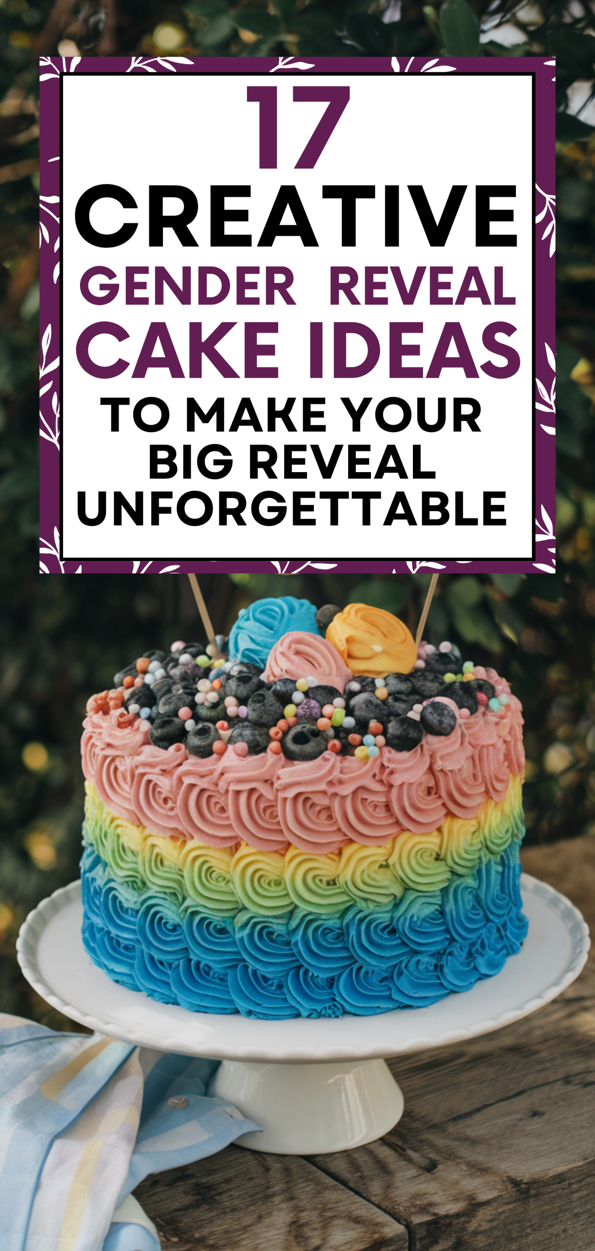 Gender Reveal Cake Ideas