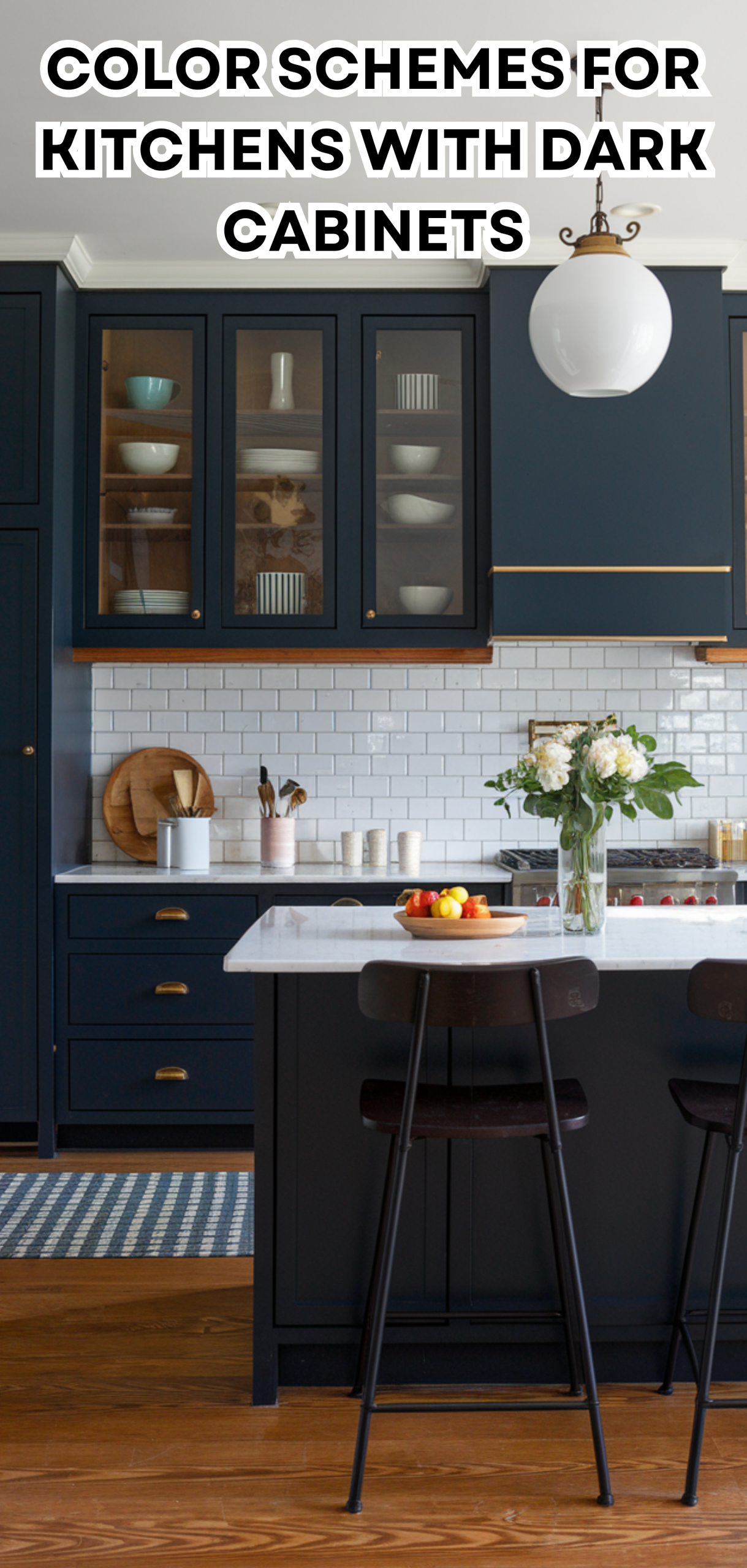 17 Inspiring Color Schemes for Kitchens With Dark Cabinets