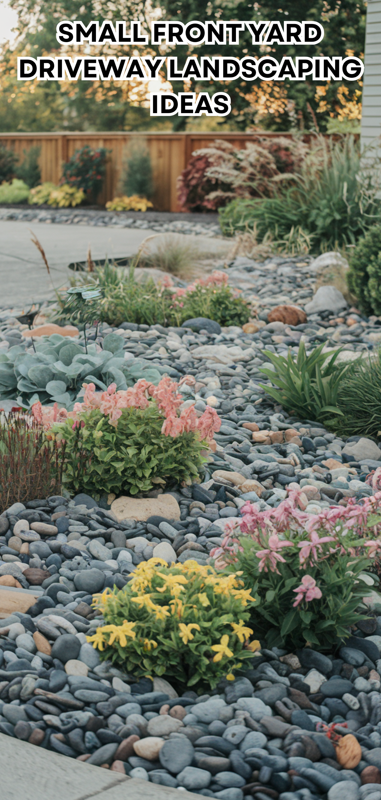 17 Amazing Small Front Yard Driveway Landscaping Ideas