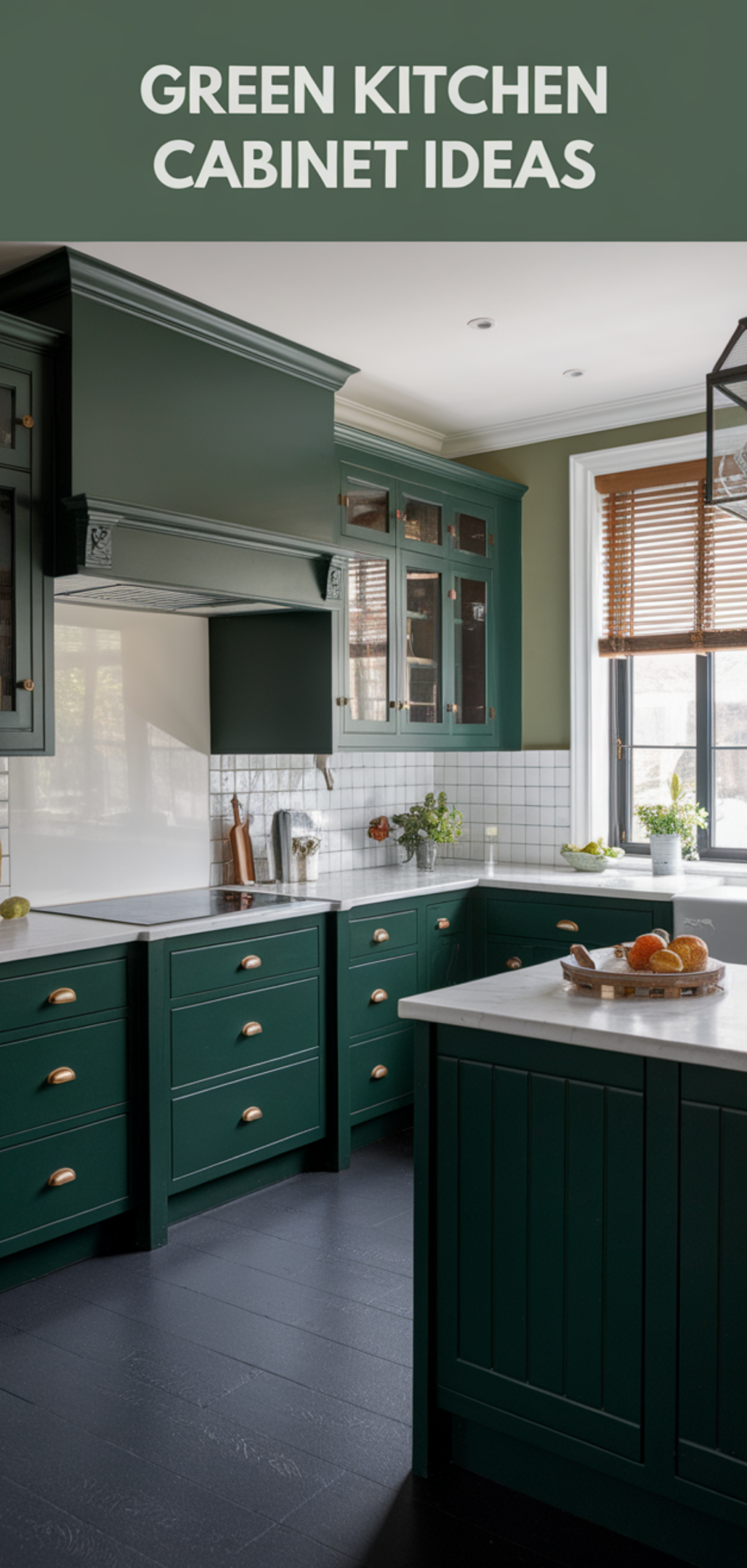 inspiring Green Kitchen Cabinet Ideas