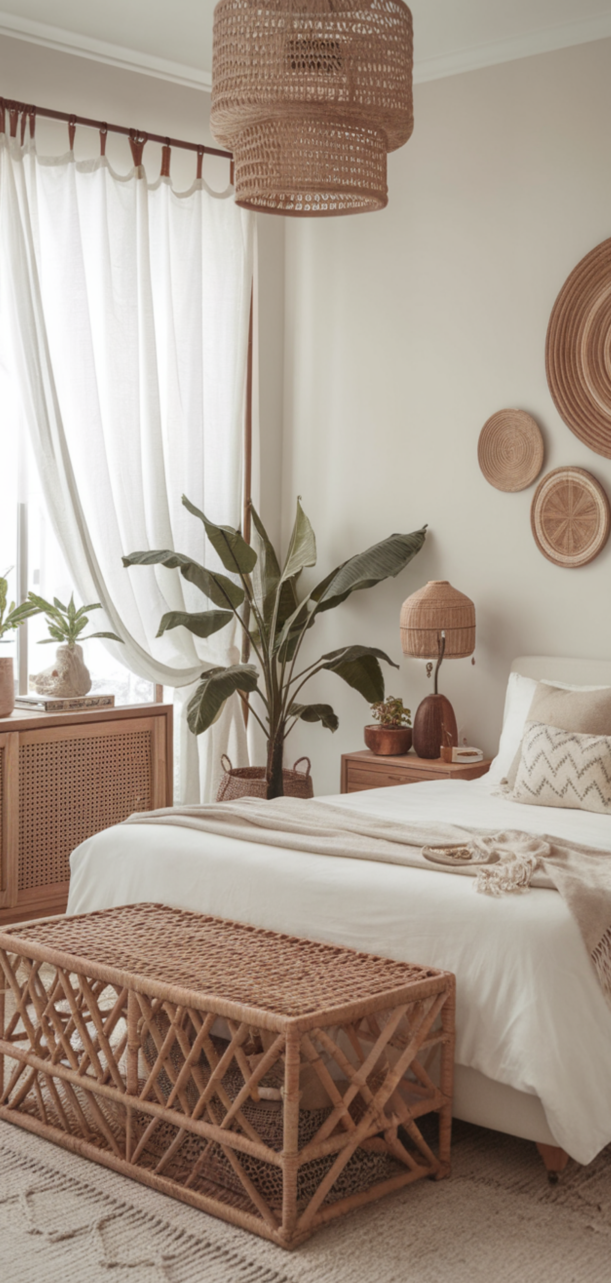 inspiring Neutral Boho Bedrooms Ideas
