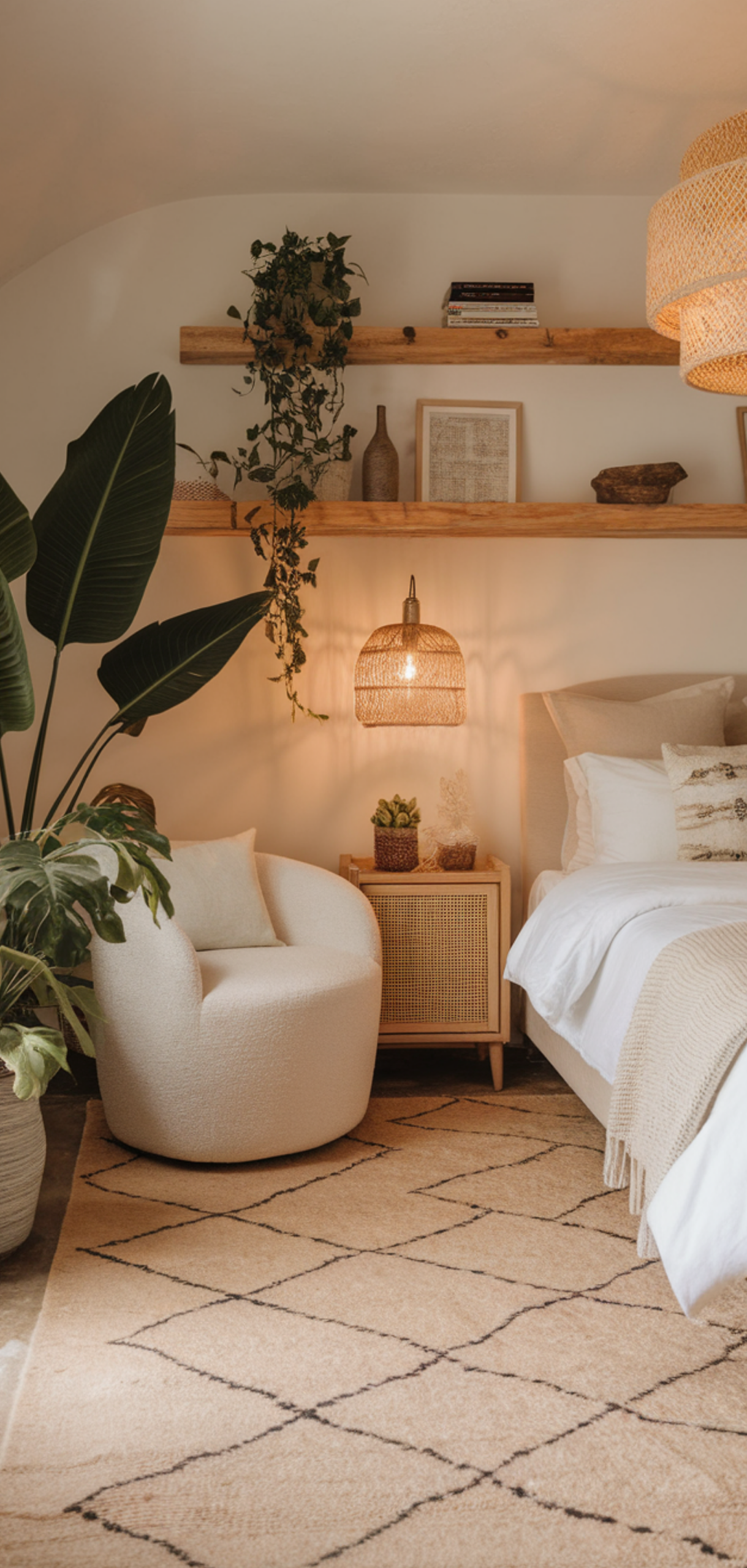 inspiring Neutral Boho Bedrooms Ideas