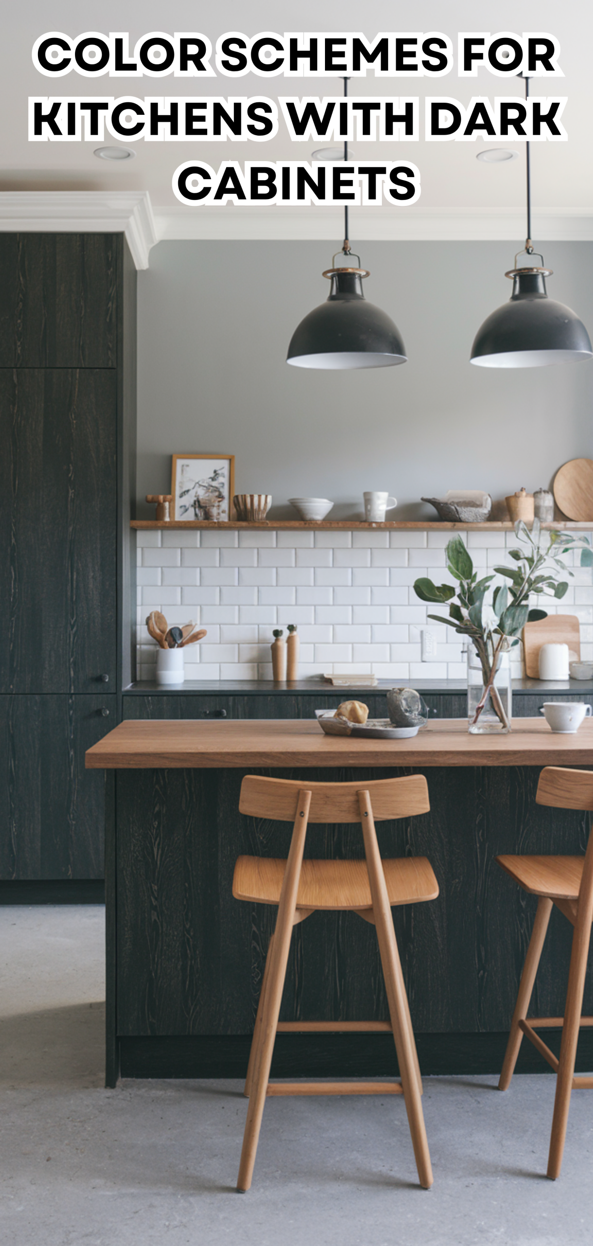 17 Inspiring Color Schemes for Kitchens With Dark Cabinets