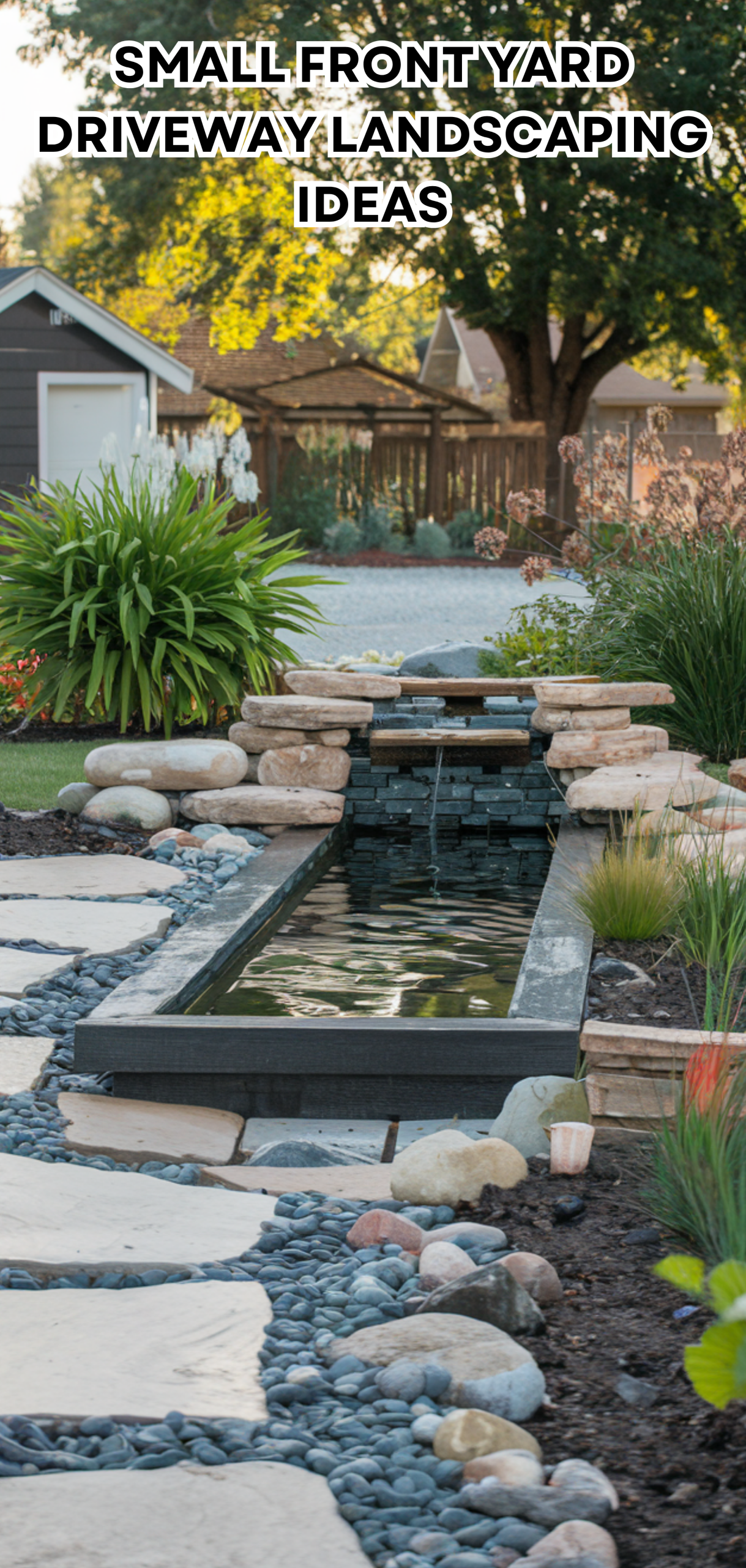 17 Amazing Small Front Yard Driveway Landscaping Ideas