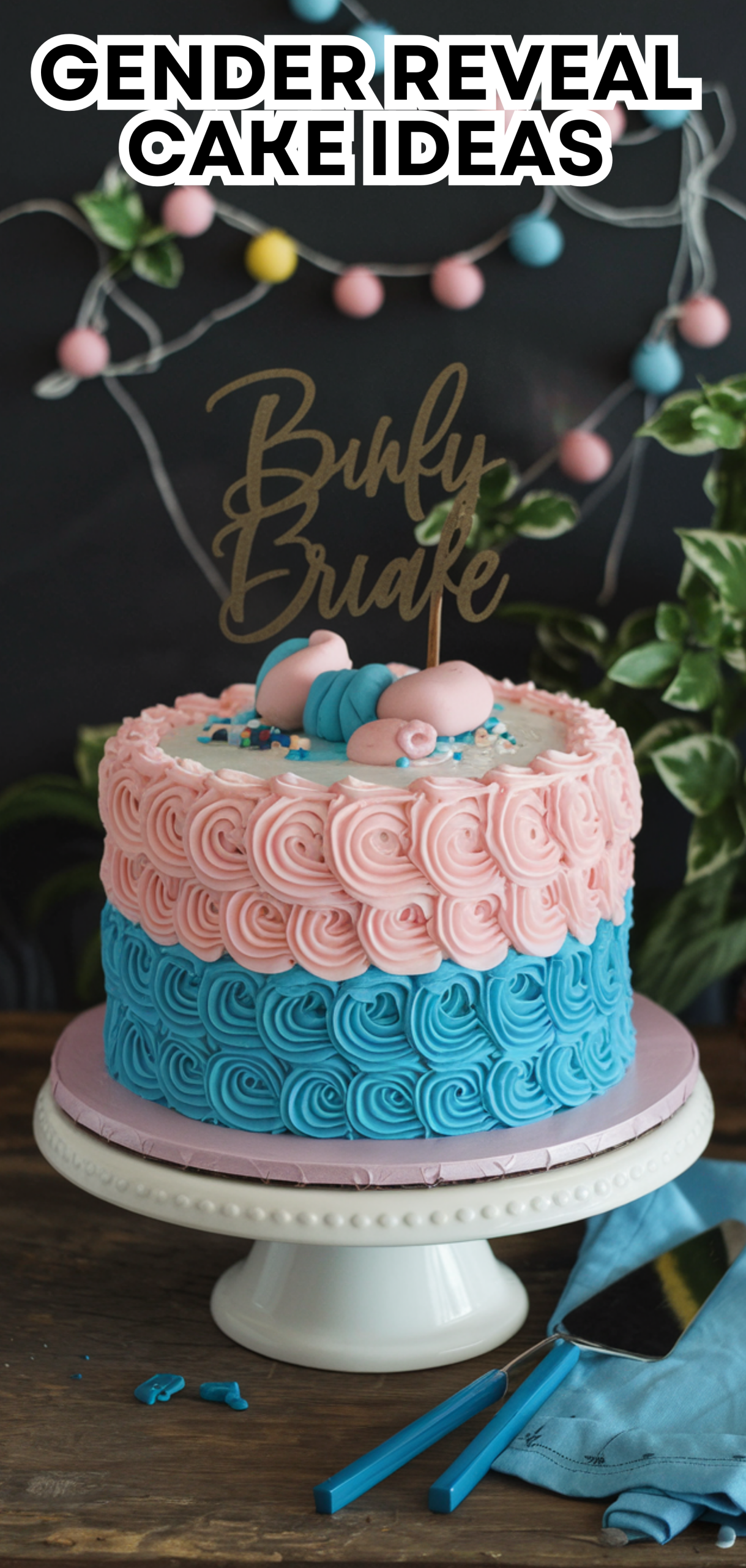 Gender Reveal Cake Ideas